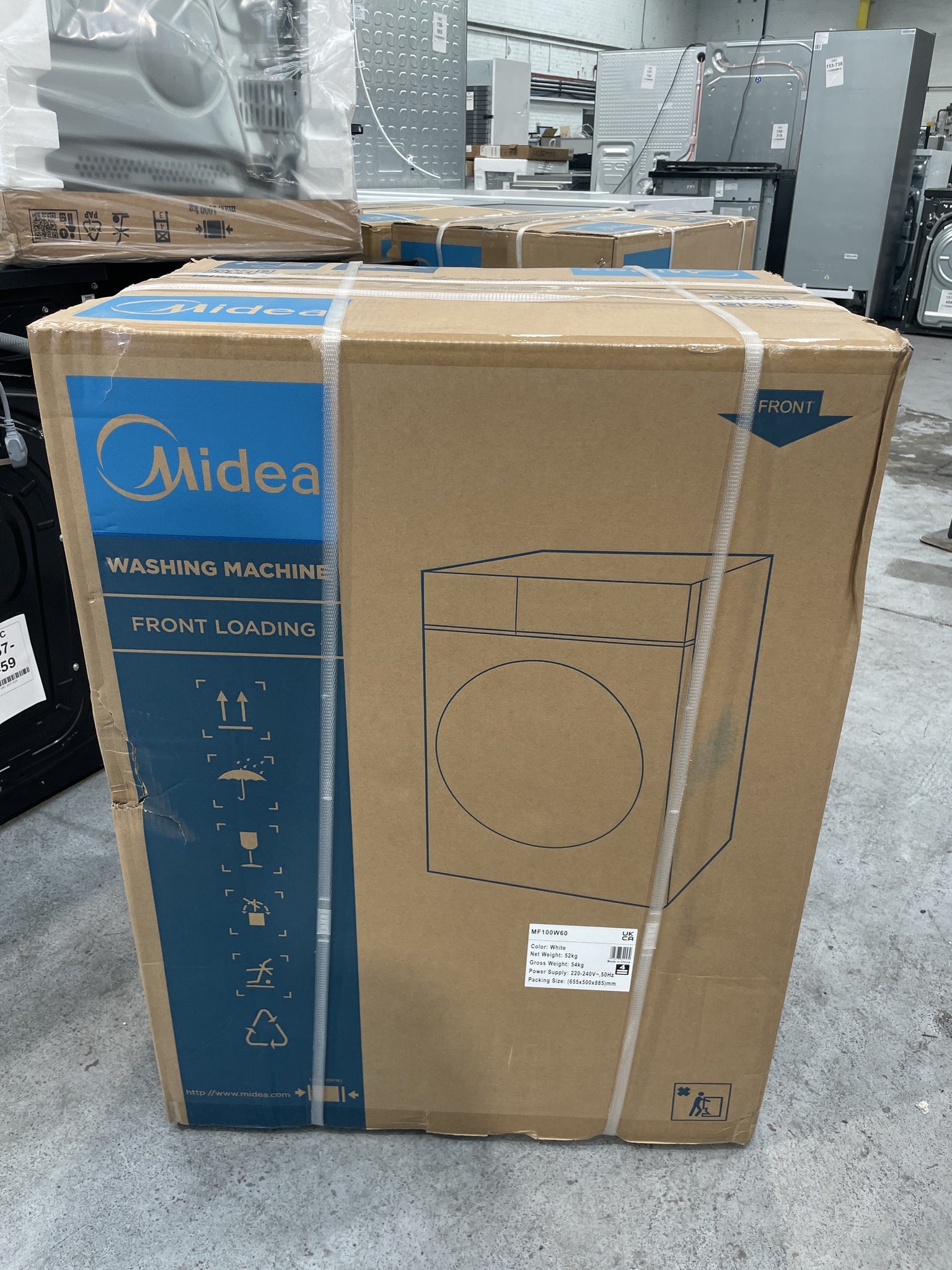 #GRC-158-758 - Midea MF100W60 6kg 1000 Spin Washing Machine with Lunar Dial