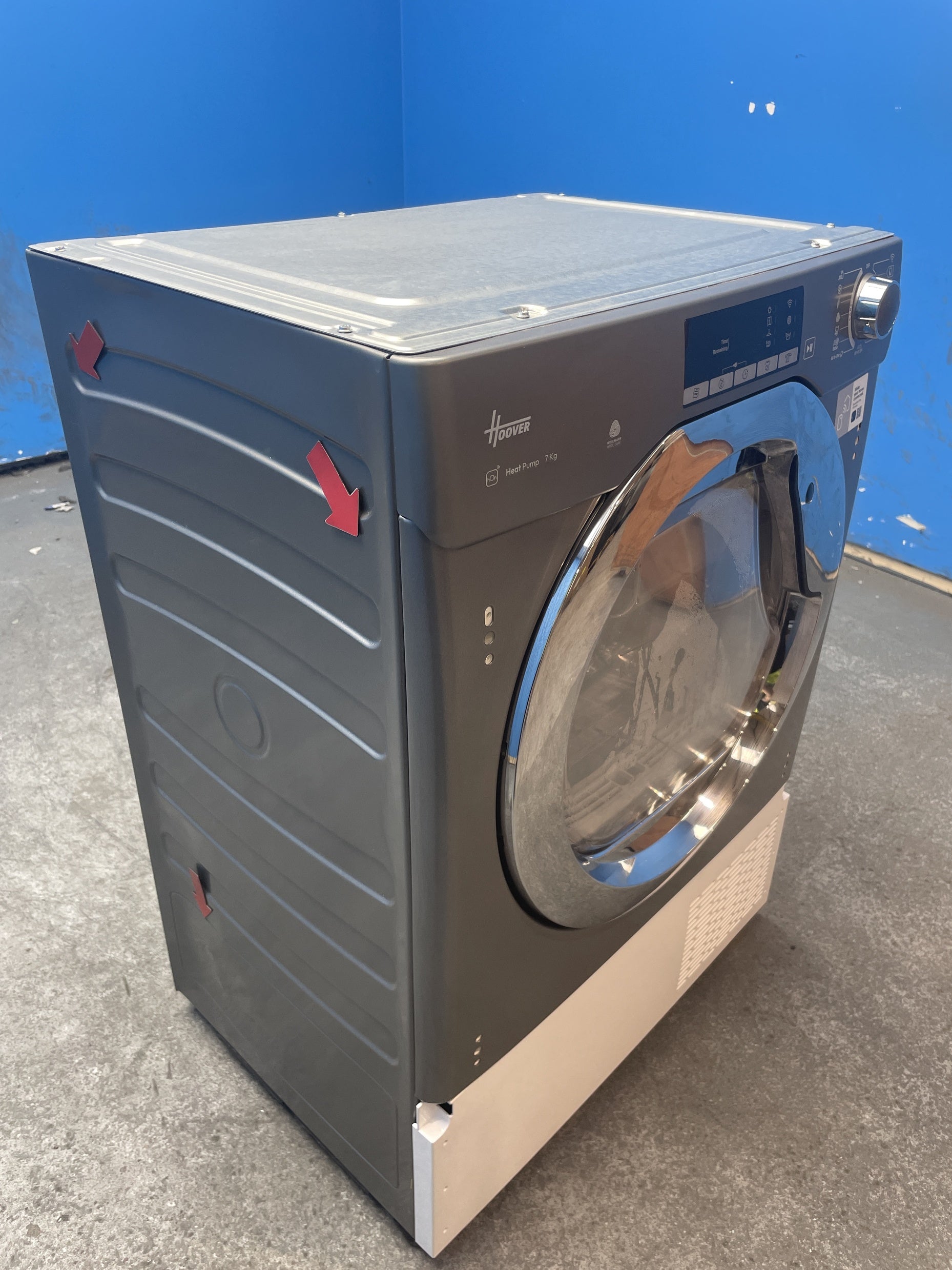 #GRC-160-139 - Hoover BATDH7A1TCER-80 Integrated 7kg Heat Pump Tumble Dryer