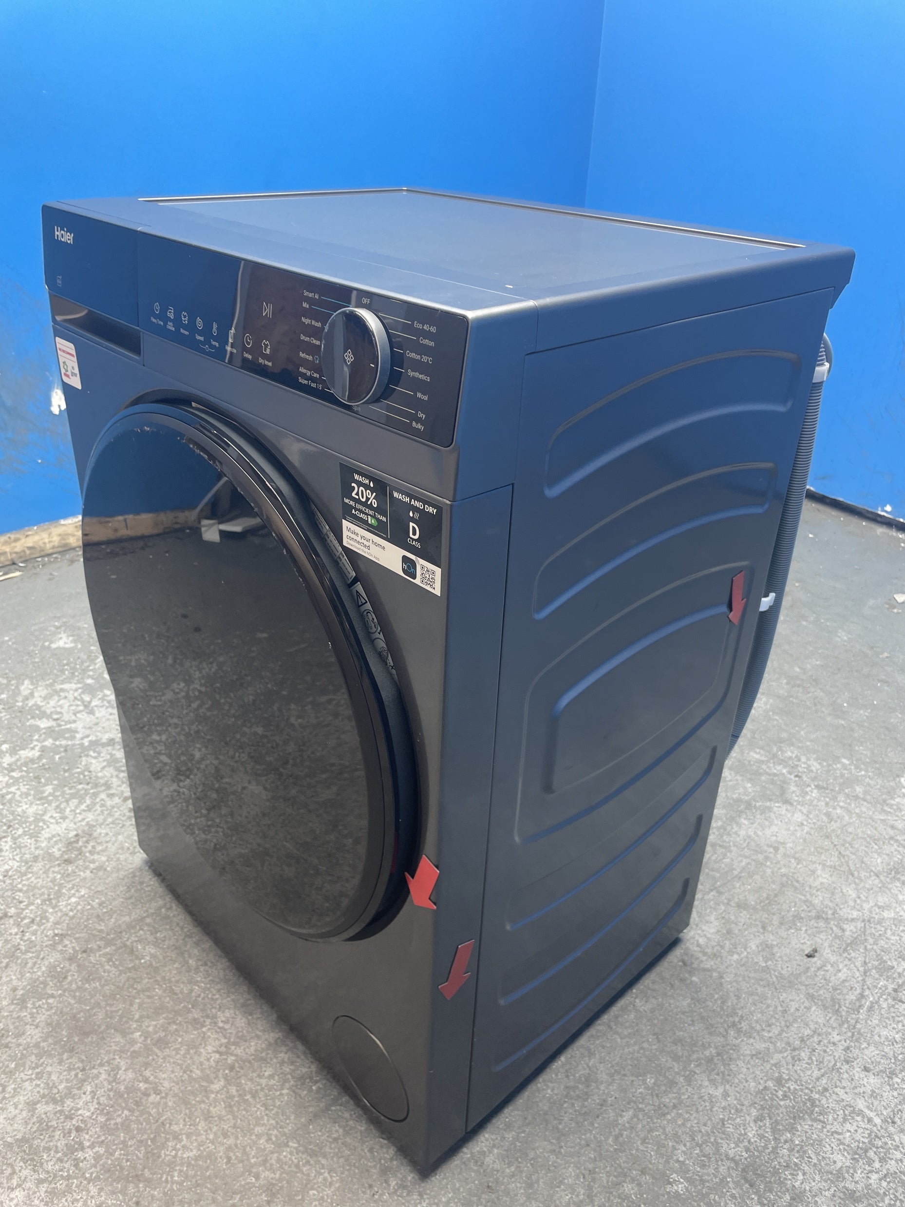 #GRC-159-320 - Haier HWD90-BP14357GTU1 9/5kg 1400rpm Washer Dryer