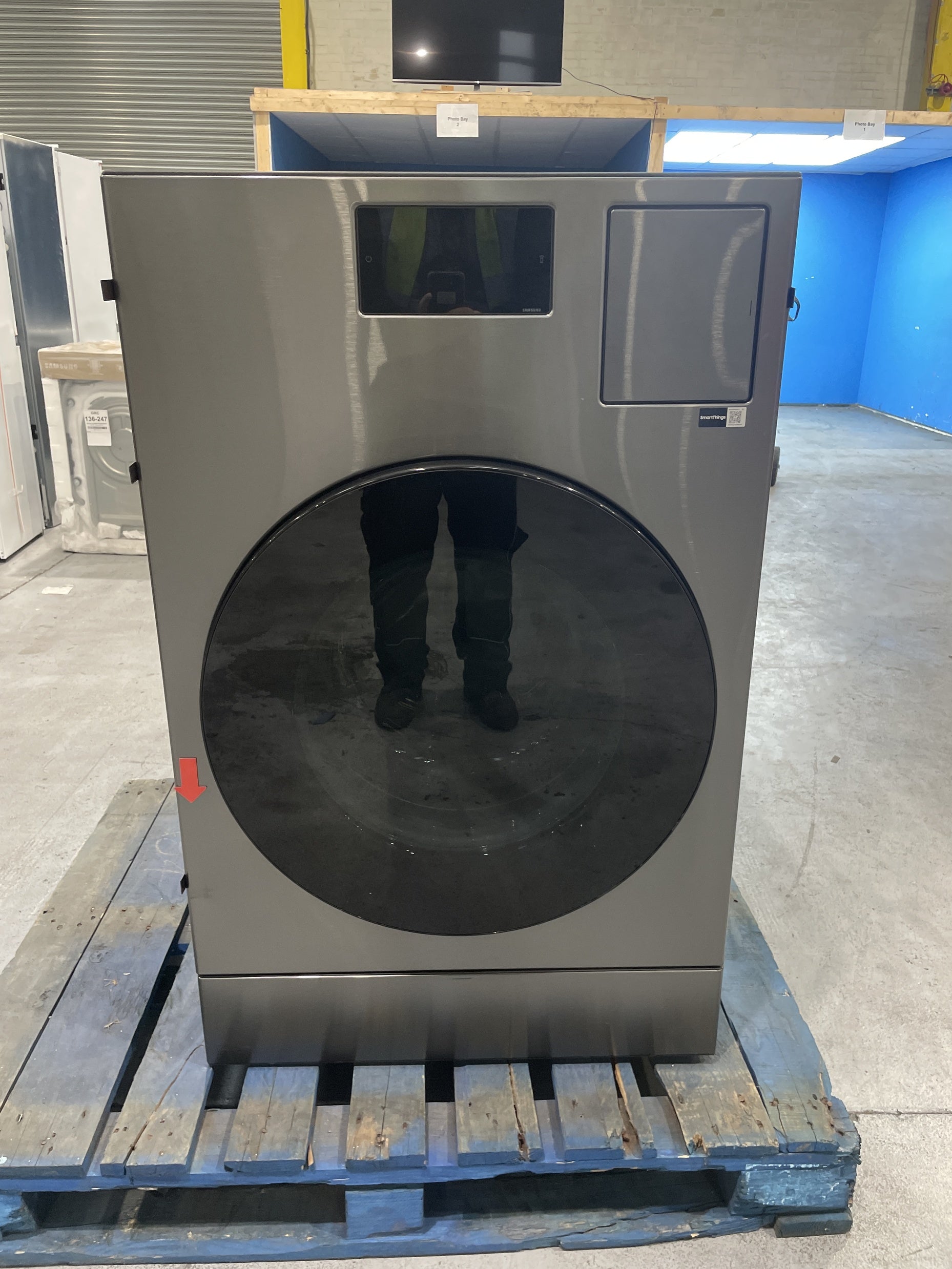 #GRC-145-383 - Samsung WD18DB8995BZ Bespoke AI 18/11kg All-in-One Washer Dryer