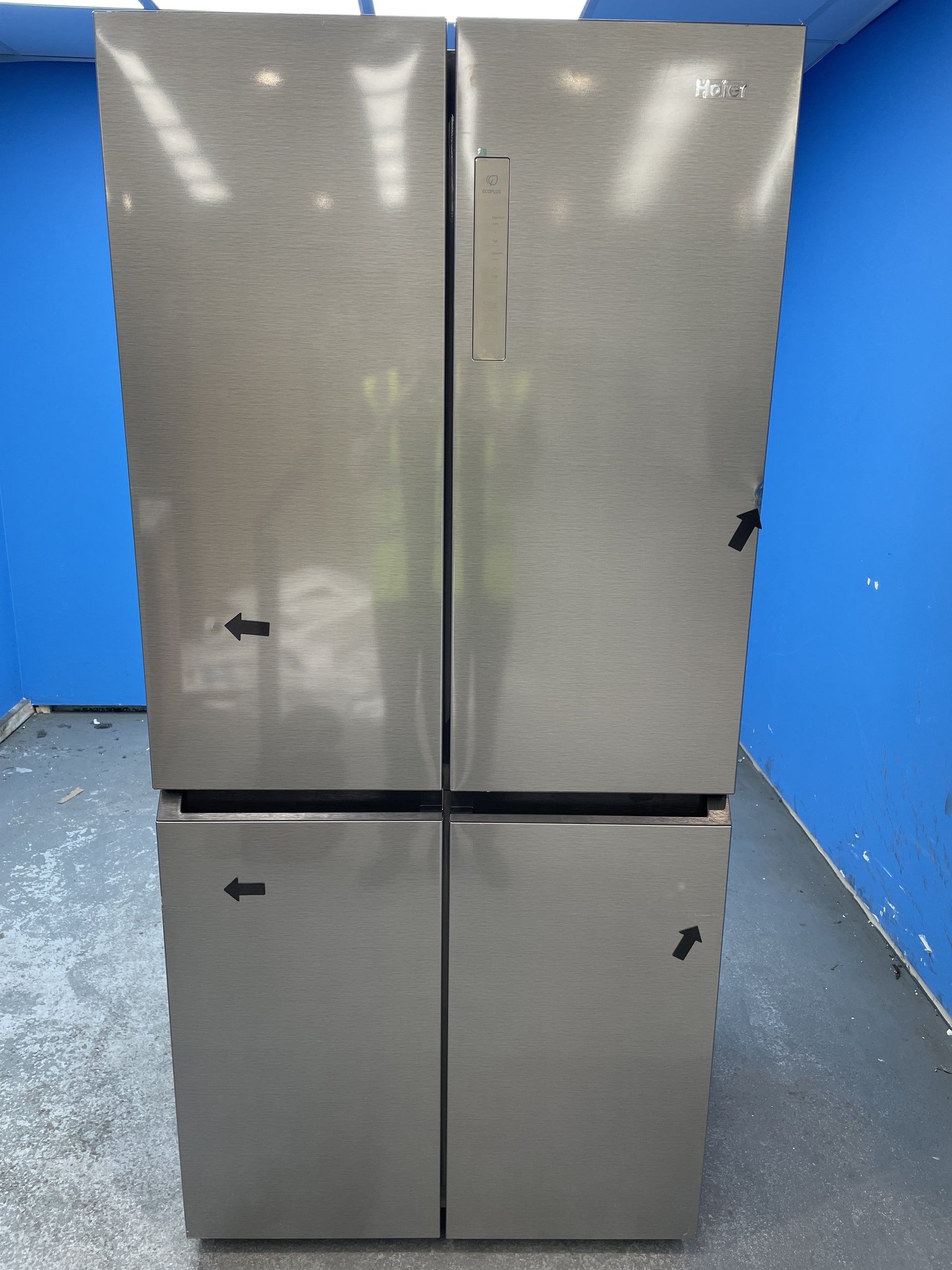 #GRC-157-956 - Haier Cube 83 Series 3 HCR3818ENMG Multi-Door Fridge Freezer