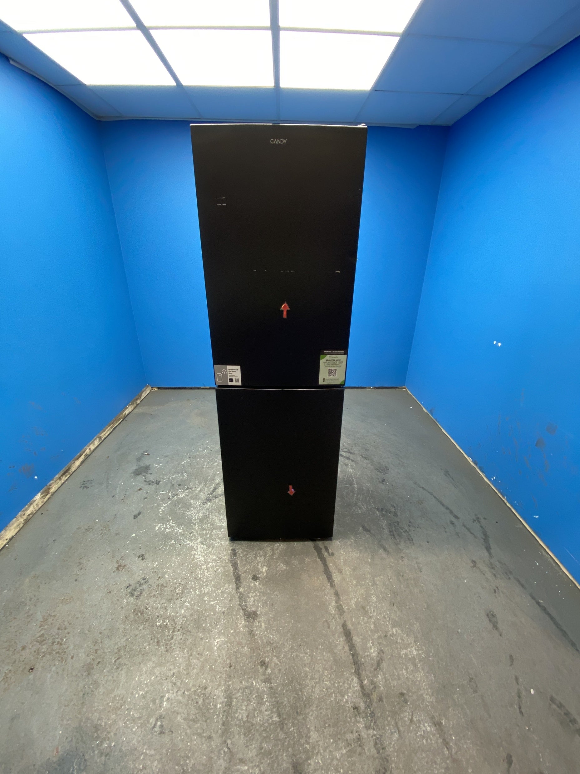 Candy CCT3L517EBK 252 Litre Combi Fridge Freezer