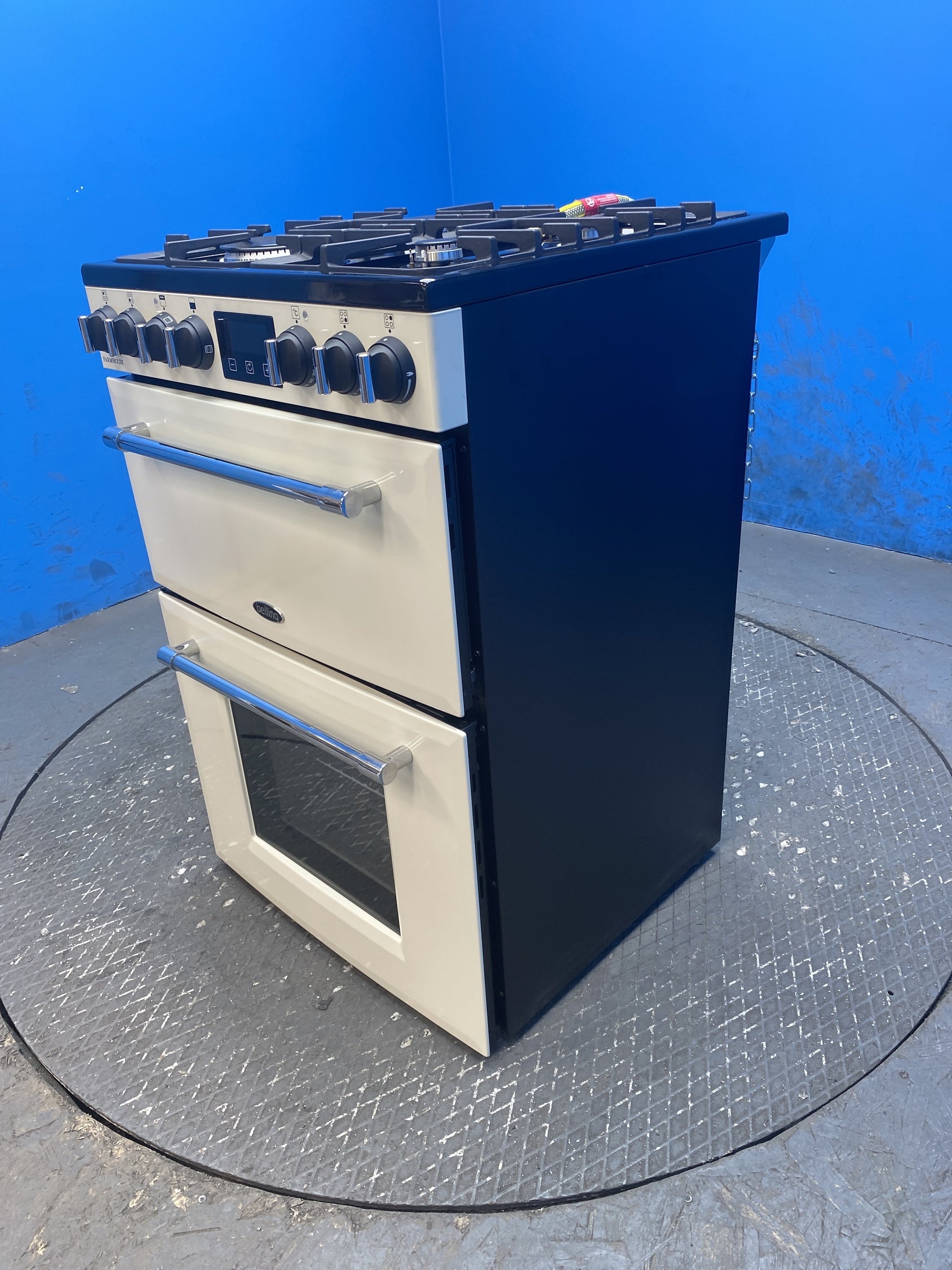 #GRC-159-438 - Belling Farmhouse 60cm Dual Fuel Cooker with Double Oven