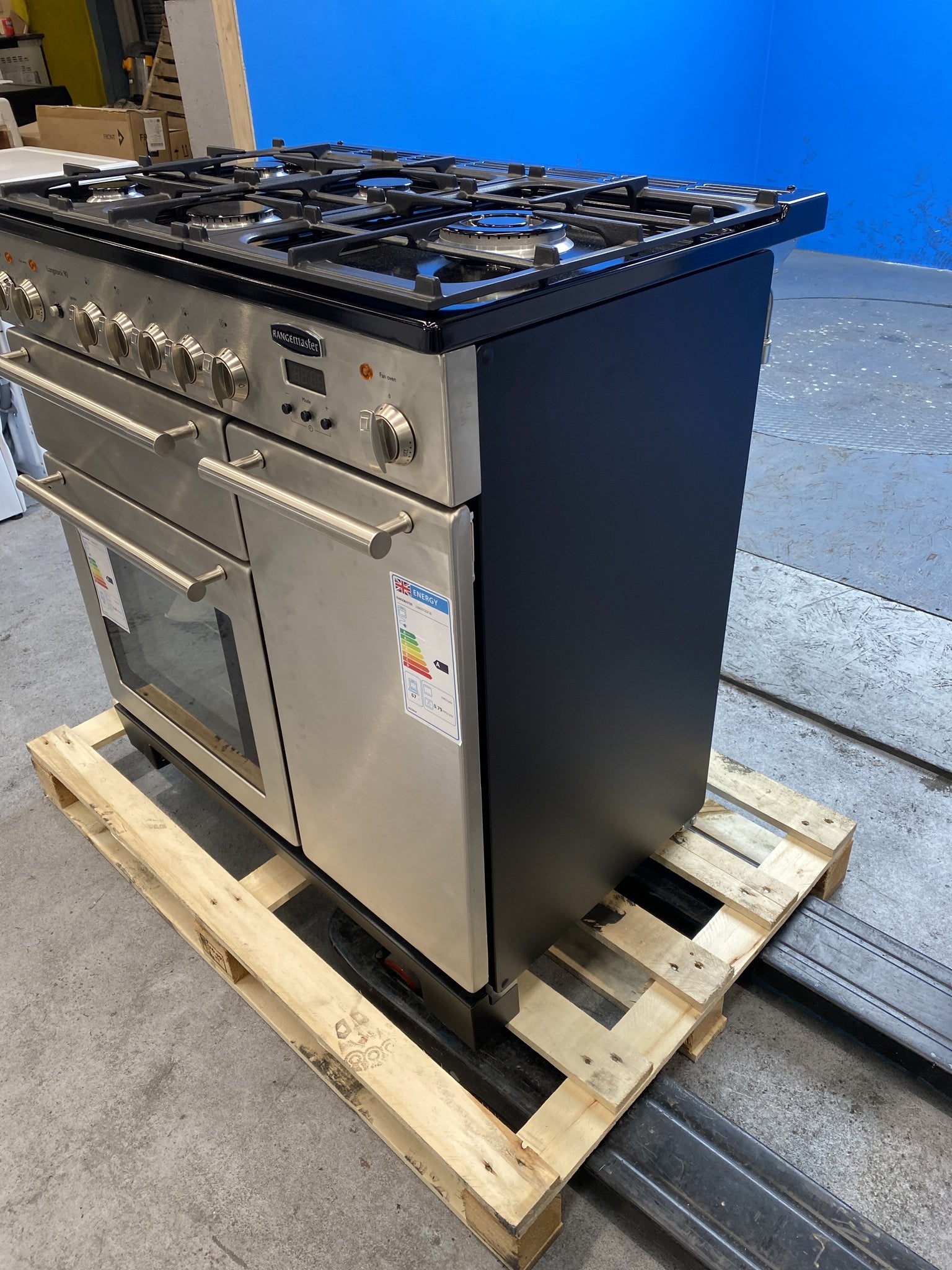 Rangemaster KCH90DFFSS/C Kitchener 90 Dual Fuel Range Cooker