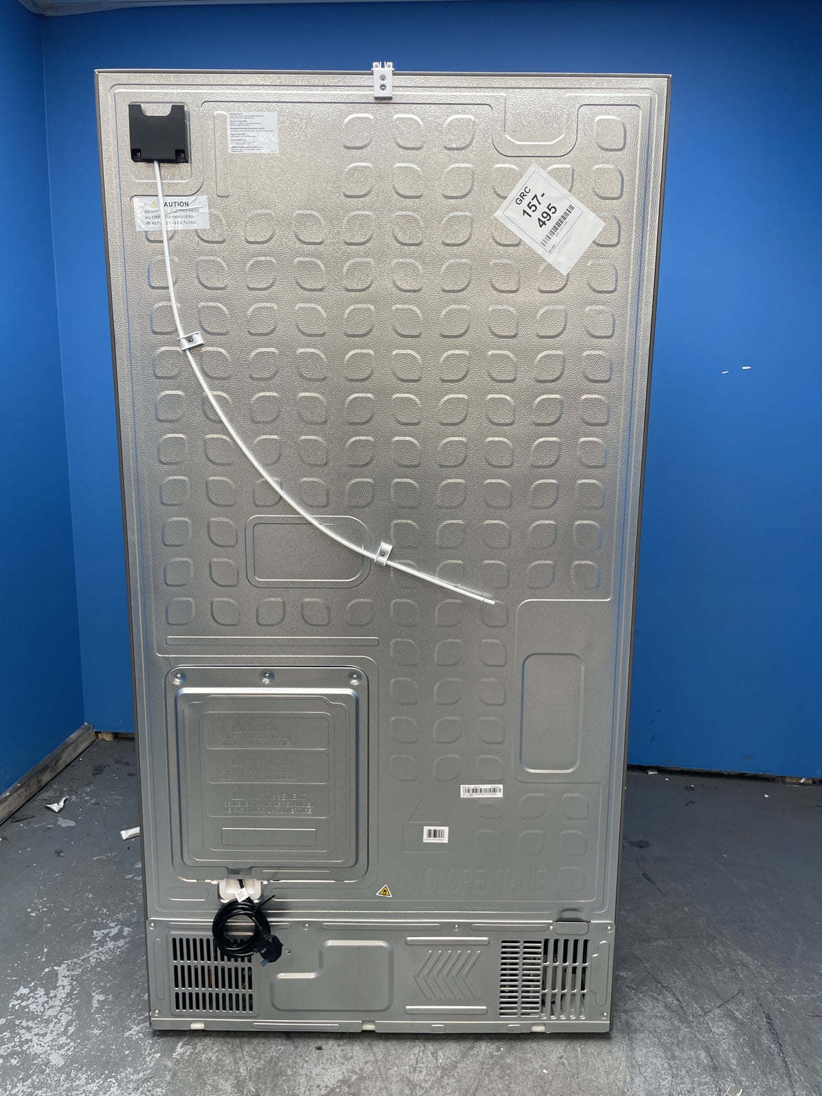 #GRC-157-495 - Hisense 91.4cm French Door Fridge Freezer – 612L, Stainless Steel