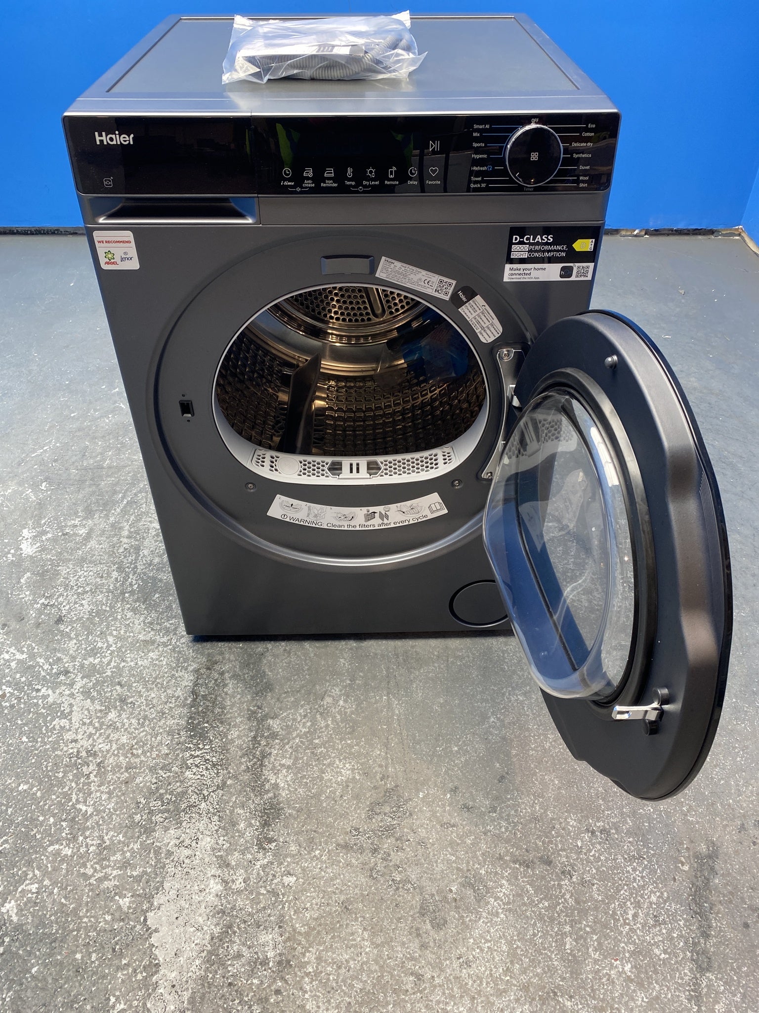 Haier HD100-D357GU1 X Series 5 10kg Heat Pump Tumble Dryer