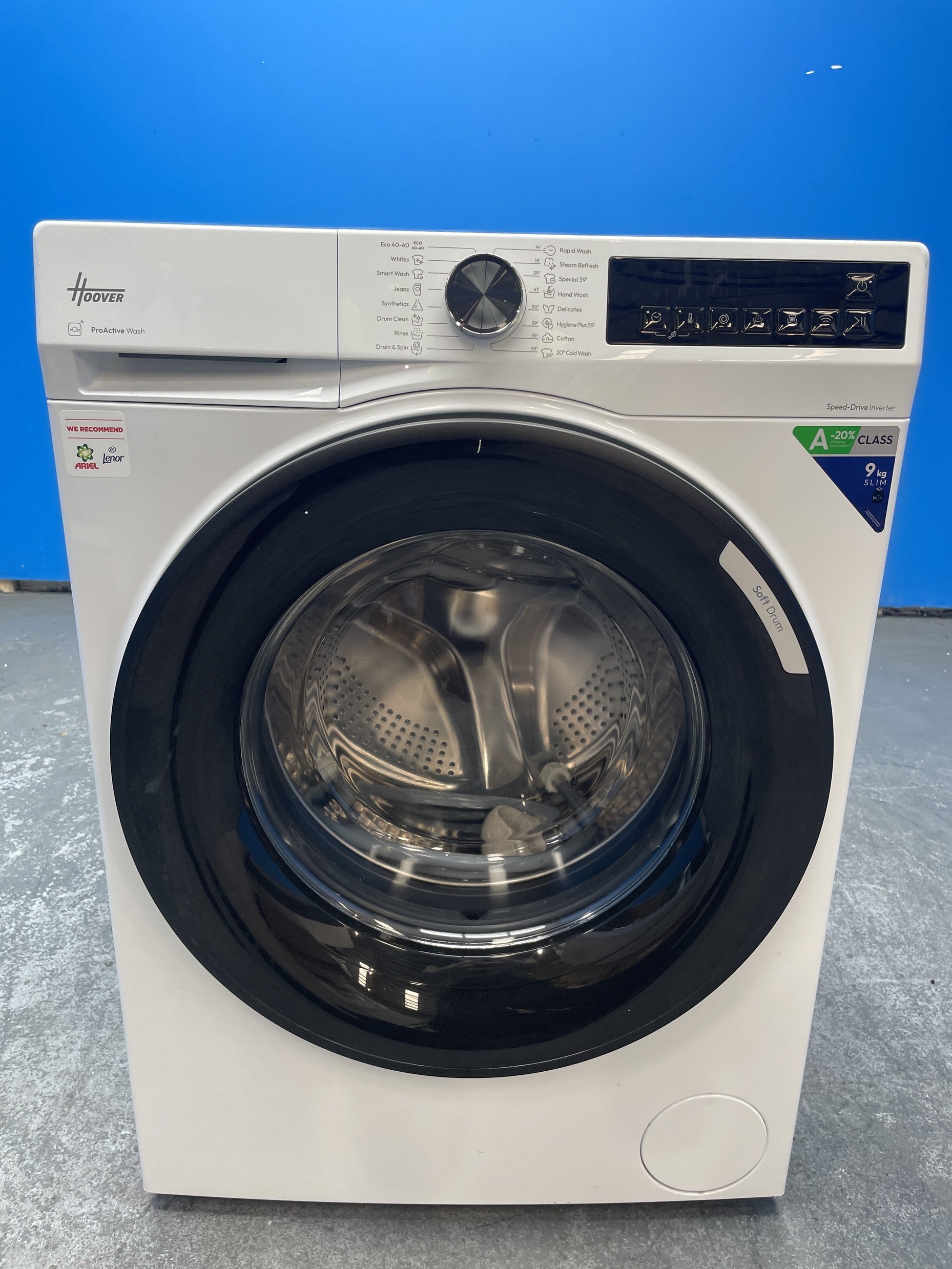 #GRC-160-005 - Hoover Pro Wash Series 3 HBR 49SBL8-80 9kg 1400rpm Washing Machine