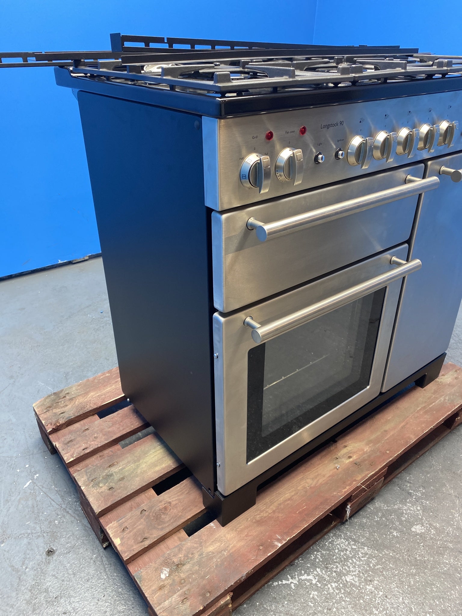 Rangemaster Longstock Deluxe 90cm Dual Fuel Range Cooker