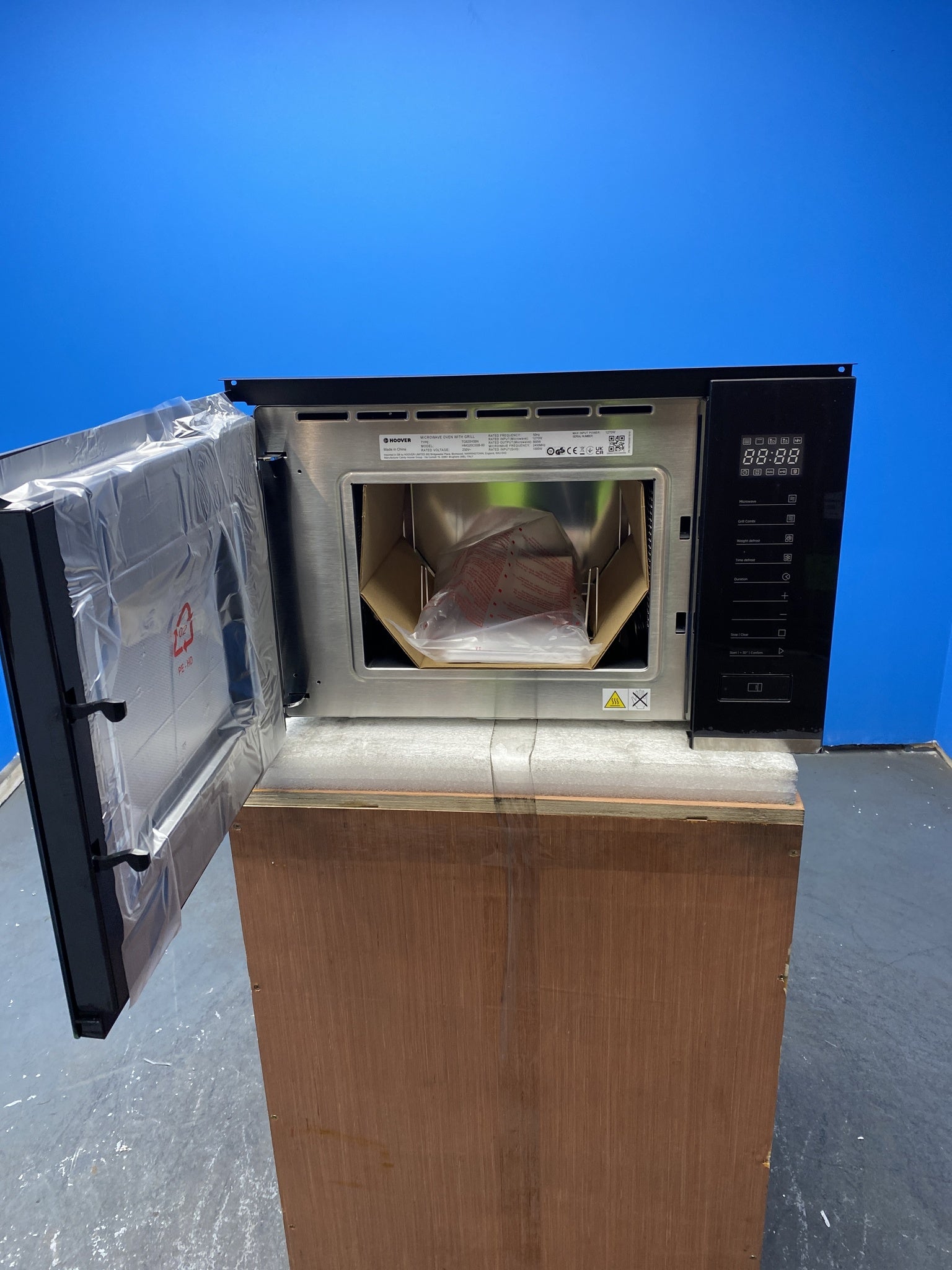 Hoover HMG20C5SB-80 20L Built-In Combination Microwave and Grill