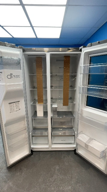 #GRC-163-636 - LG American Style Fridge Freezer – 628L, Prime Silver, Total No Frost