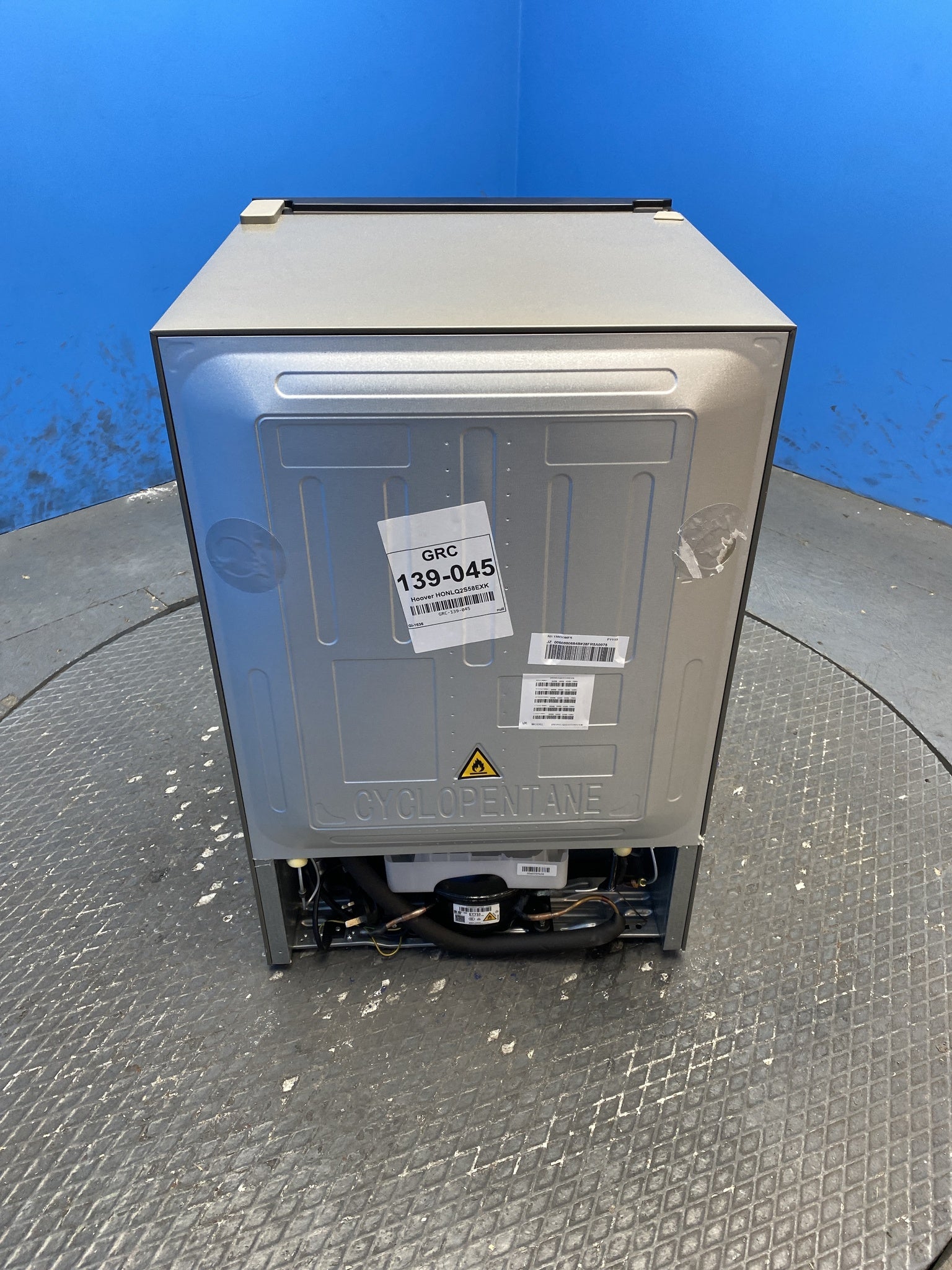 Hoover HONLQ2S58EXK H-FRIDGE 300 Mini 129L Undercounter Fridge