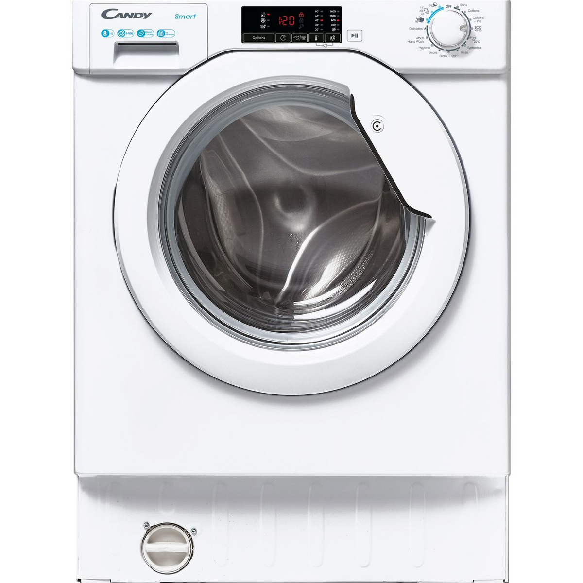 Candy CBW 48D1W4-80 Integrated 8kg 1400 Spin Washing Machine – Renew 2 U