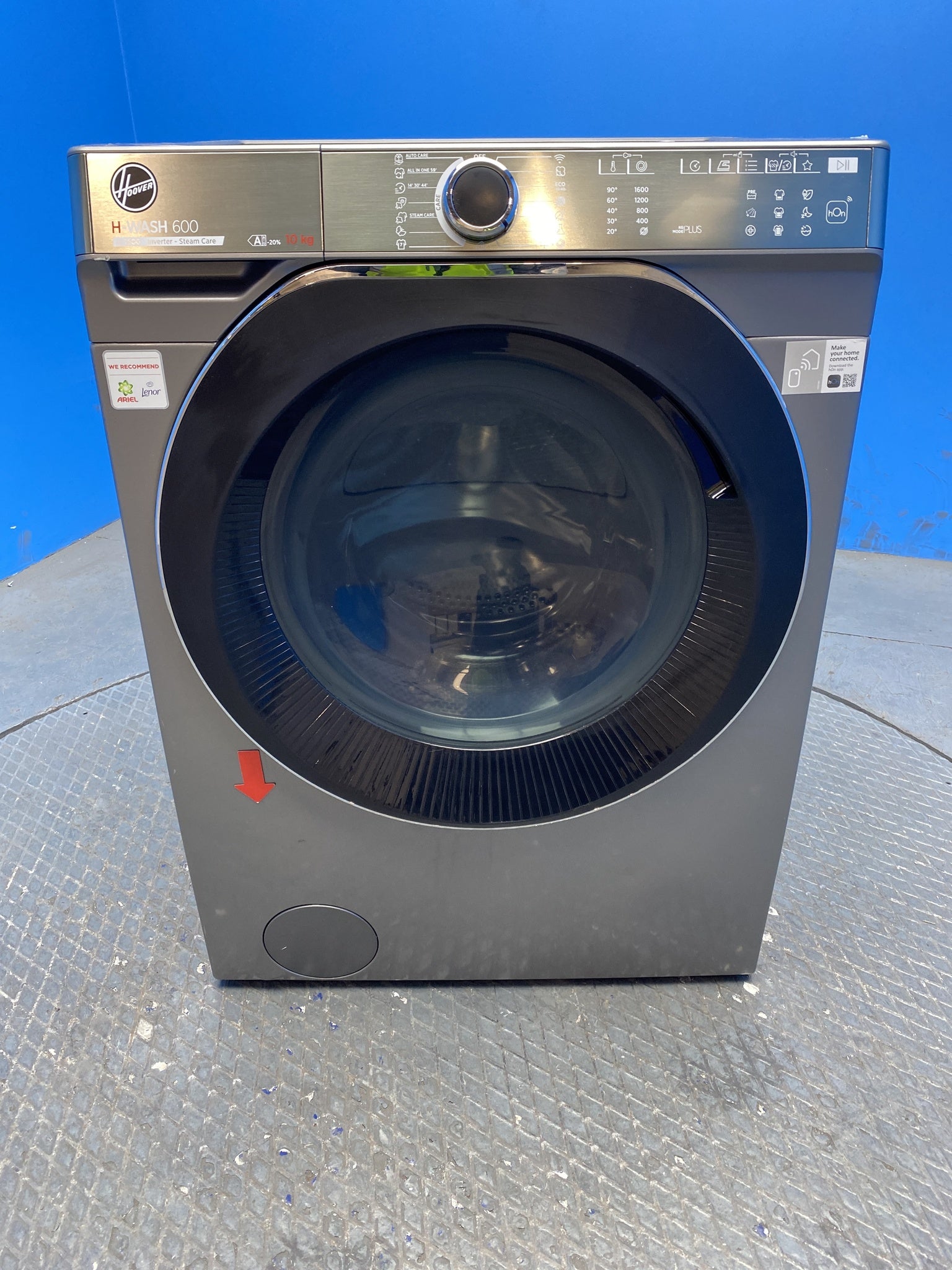 Hoover H6WPB610MBCR8 10kg 1600 Spin Washing Machine