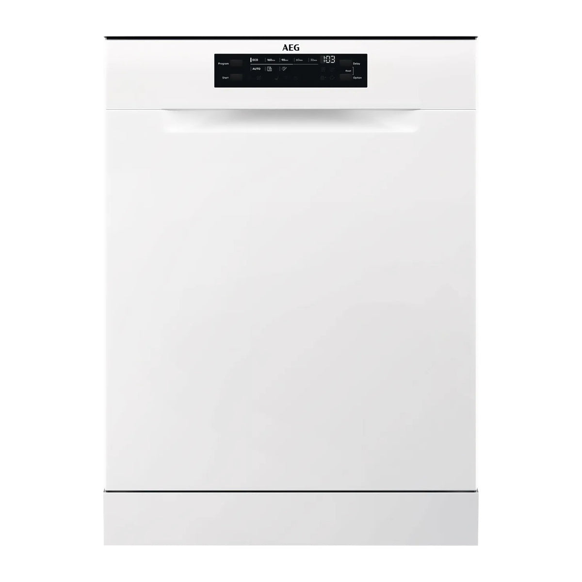 AEG Serie 6000 SatelliteClean Dishwasher – 13 Place Settings, AirDry Technology, White – Renew 2 U