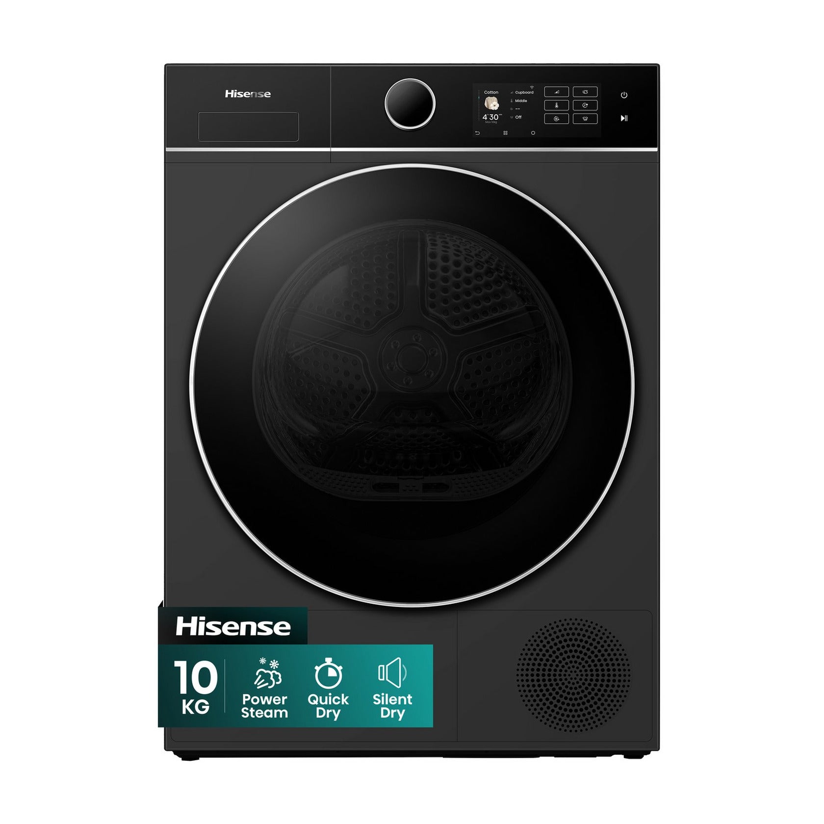 Hisense 5i Series 10kg Heat Pump Tumble Dryer – Power Steam, WiFi – Renew 2 U
