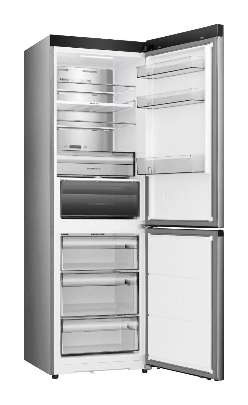 Hisense RB3K330SAIE 330L Freestanding Fridge Freezer – Total No Frost, Inverter Motor, Silver – Renew 2 U