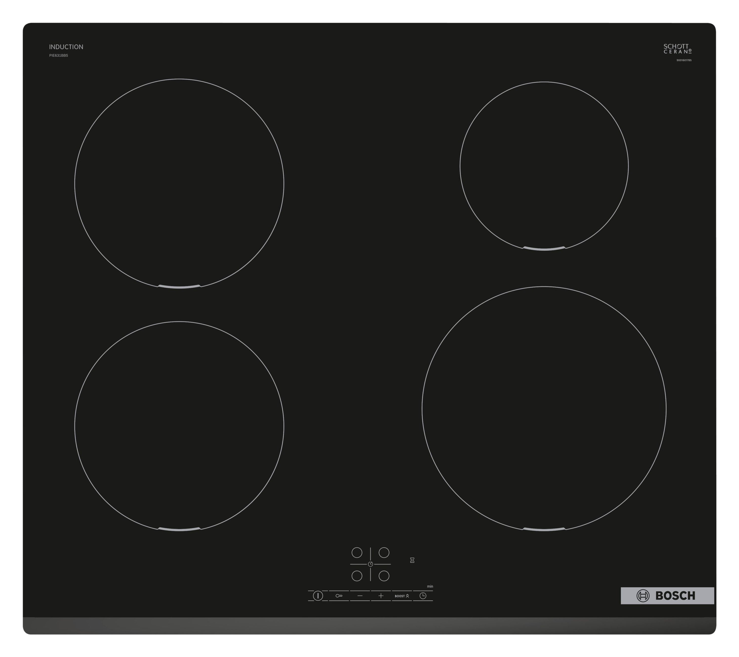 Bosch Series 4 60cm Induction Hob – TouchSelect, PowerBoost, QuickStart – Renew 2 U