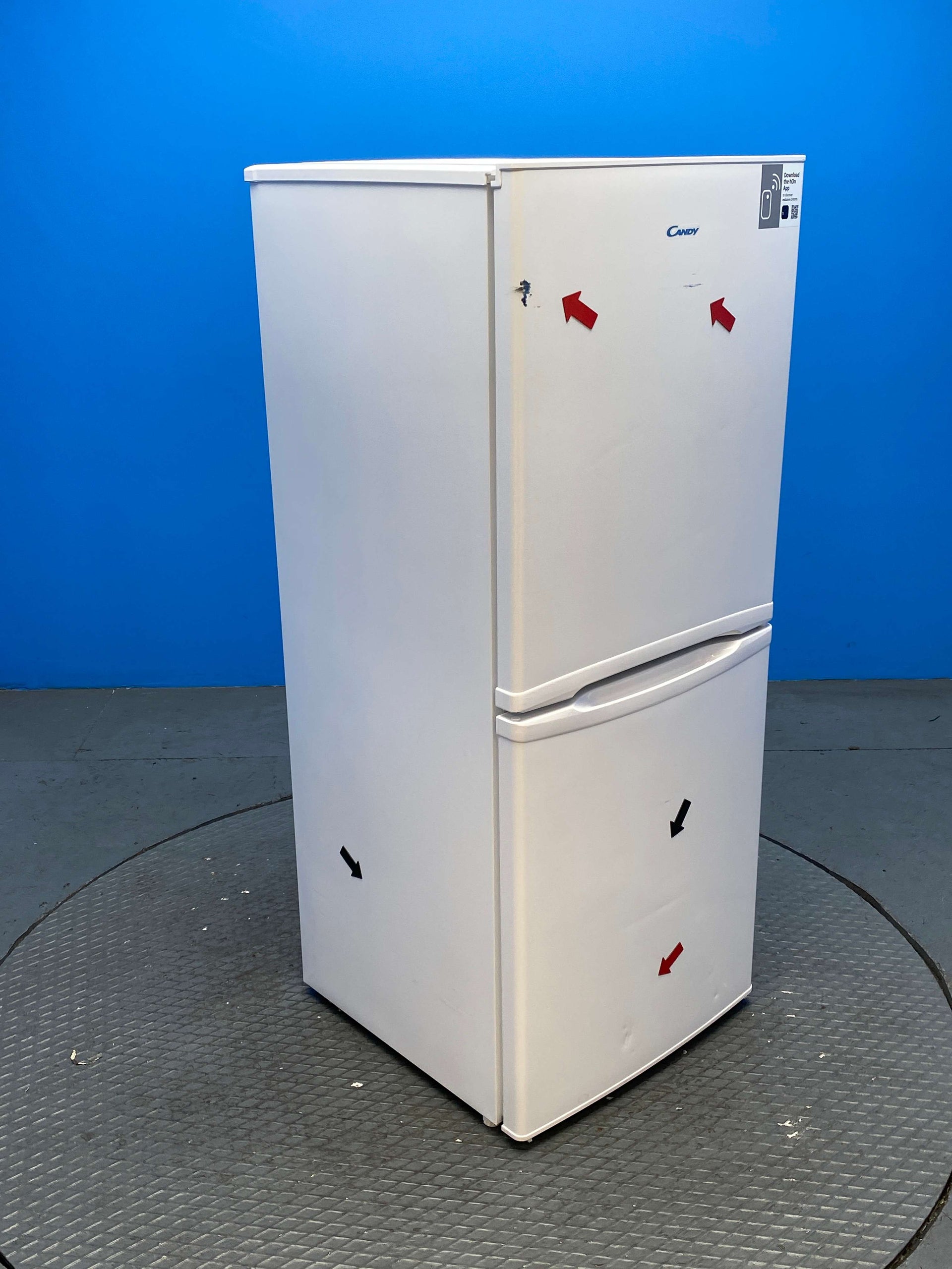 Candy CCH1S513EWK 185 Litre Combi Fridge Freezer