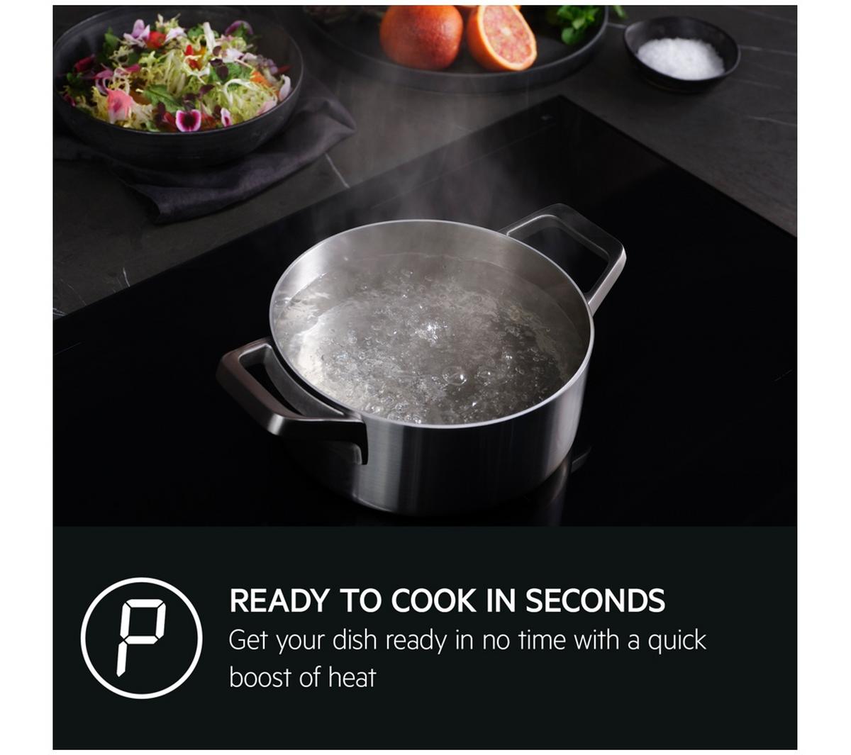 AEG TO84IA00IT 80cm SaphirMatt SE Induction Hob Black – Renew 2 U