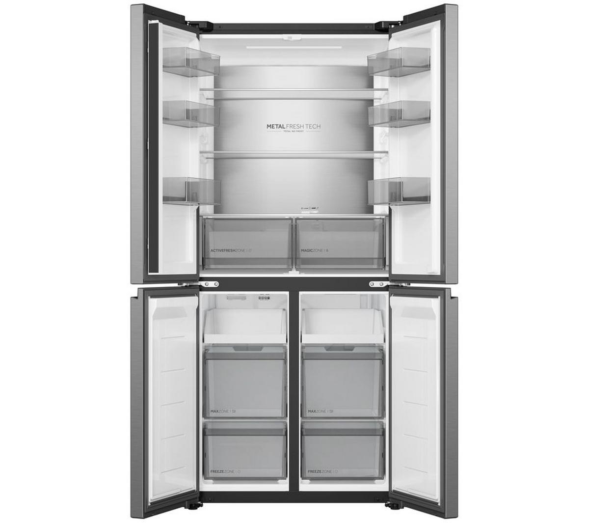 Haier HCR58S18DNMM 523L Multi Door Total No Frost Fridge Freezer Inox – Renew 2 U