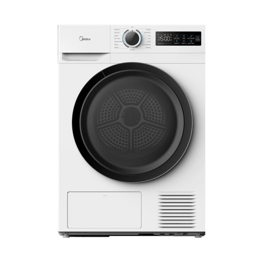 Midea MD110H80D/W-UK 8kg Heat Pump Tumble Dryer with Sensor Dry – Renew 2 U