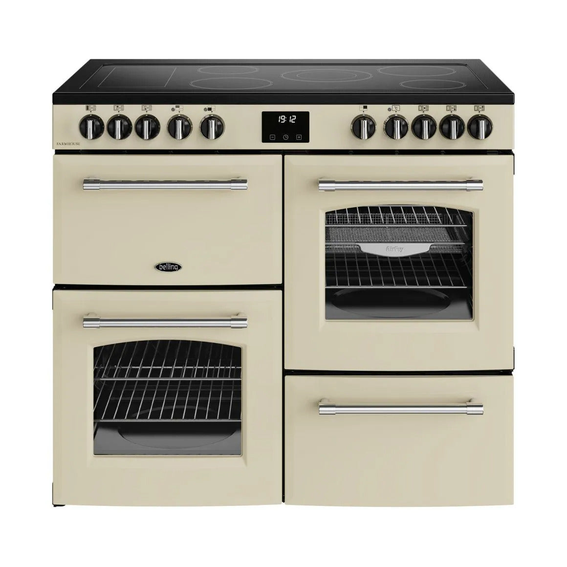 Belling BEL RCA FARMHOUSE 100E CRM 100cm Ceramic Range Cooker – Renew 2 U