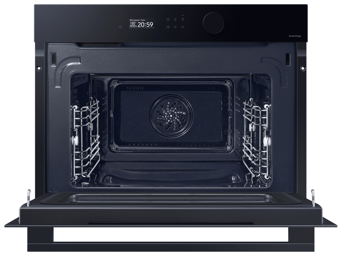 Samsung Series 5 Built-in Compact Combi Microwave Oven – 50L Capacity, Natural Steam & Air Fry, Black Glass – Renew 2 U