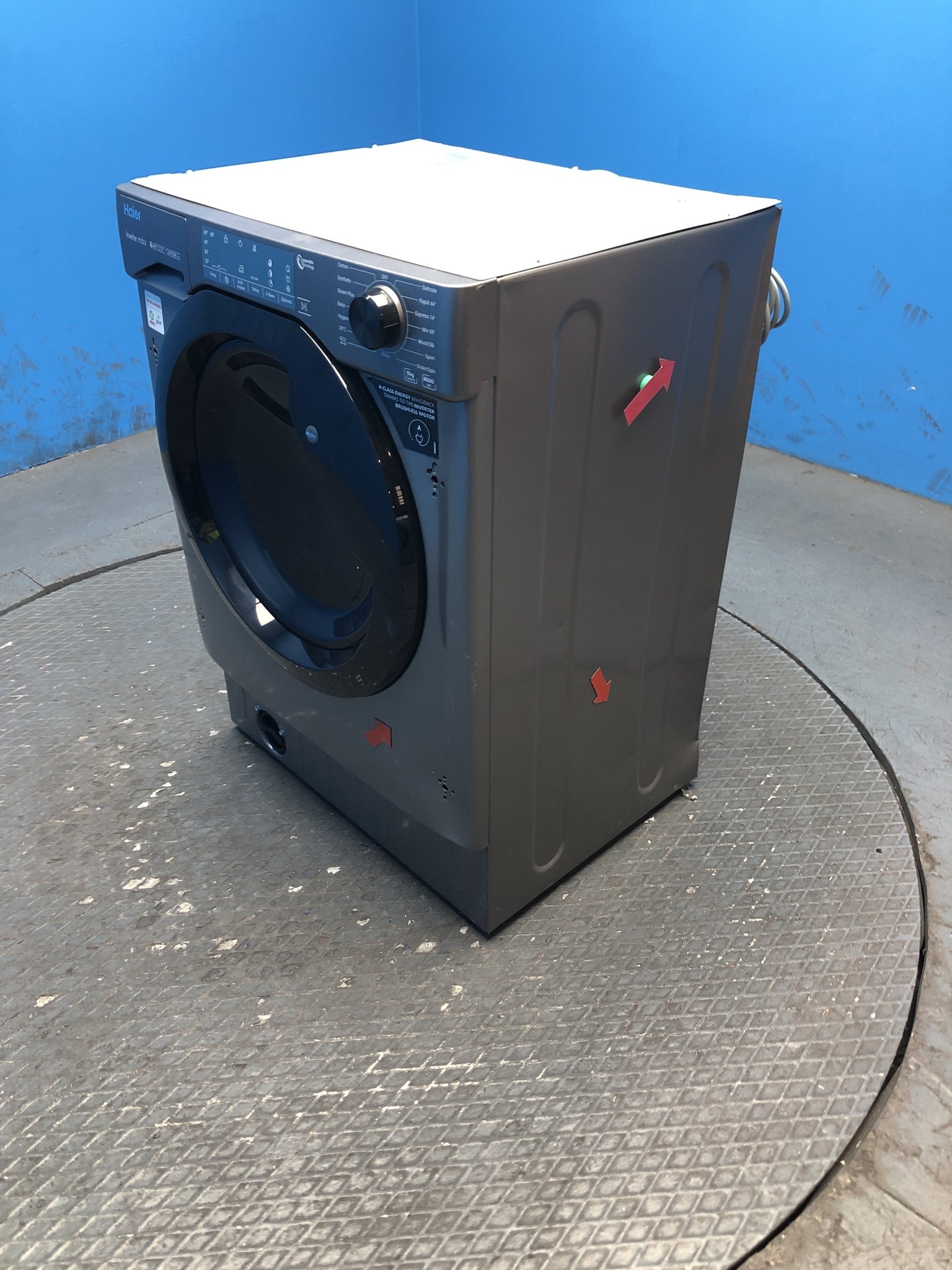 Haier HWQ90B416FWBR Series 4 Integrated 9kg 1600 Spin Washing Machine