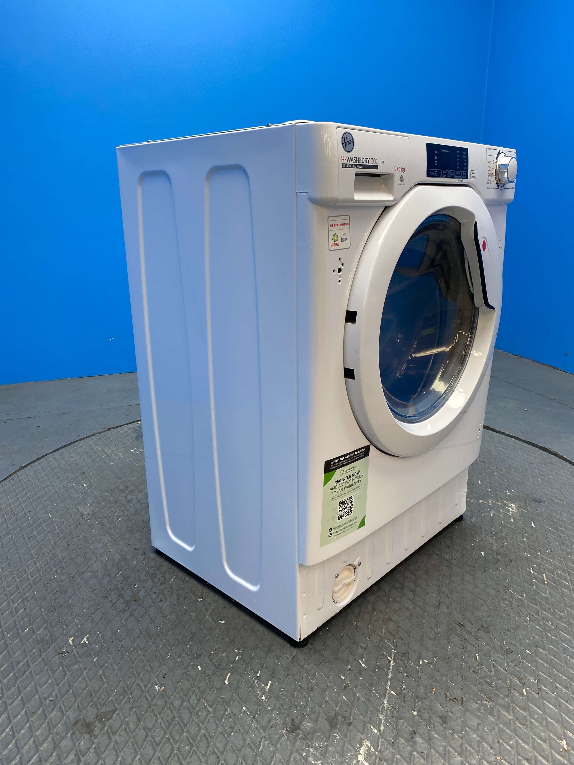 Hoover HBD495D1E Integrated 9/5kg 1400 Spin Washer Dryer