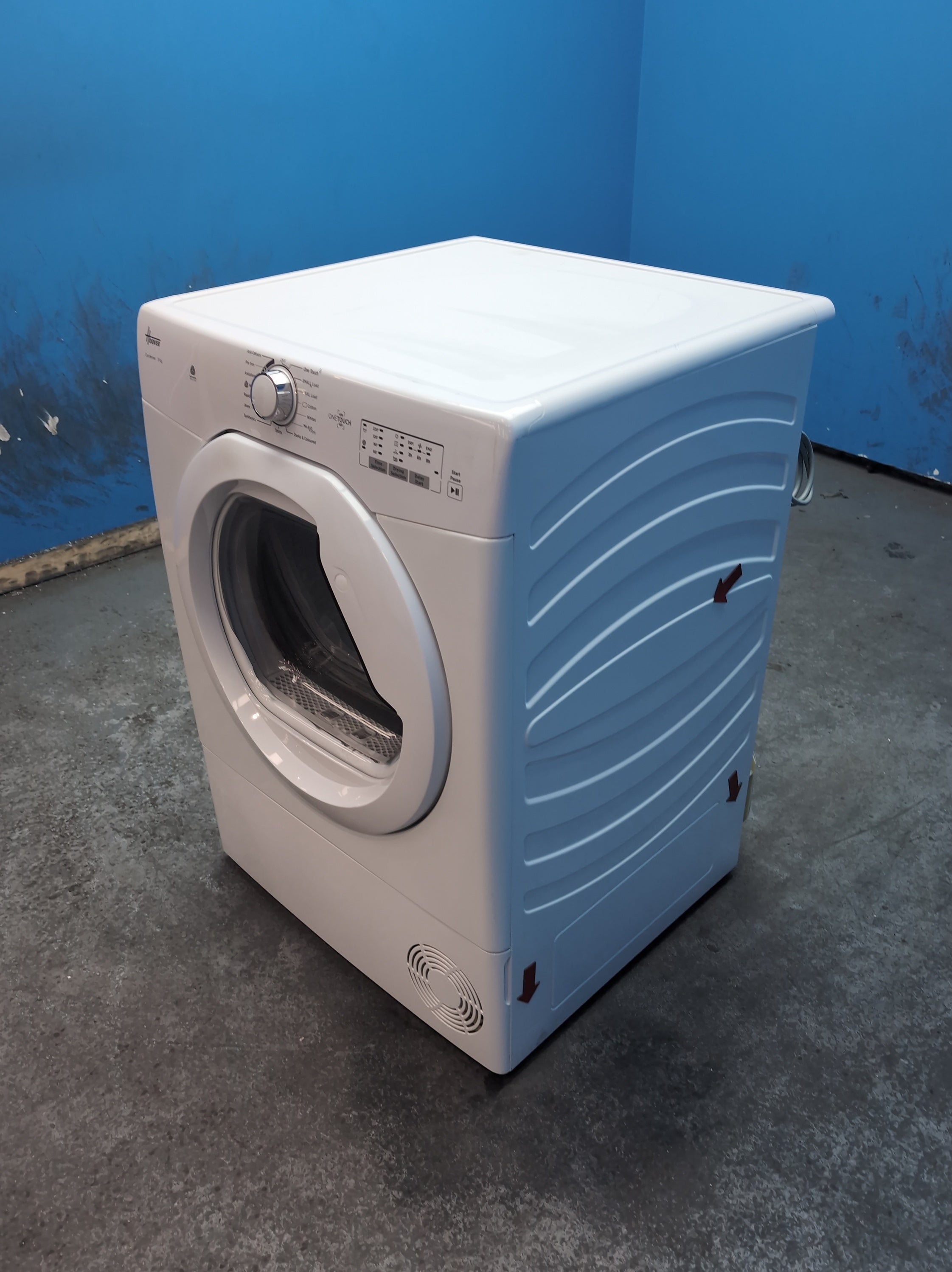 #GRC-162-772 - Hoover 8kg Condenser Tumble Dryer – WiFi Connected, White, B Energy Rating