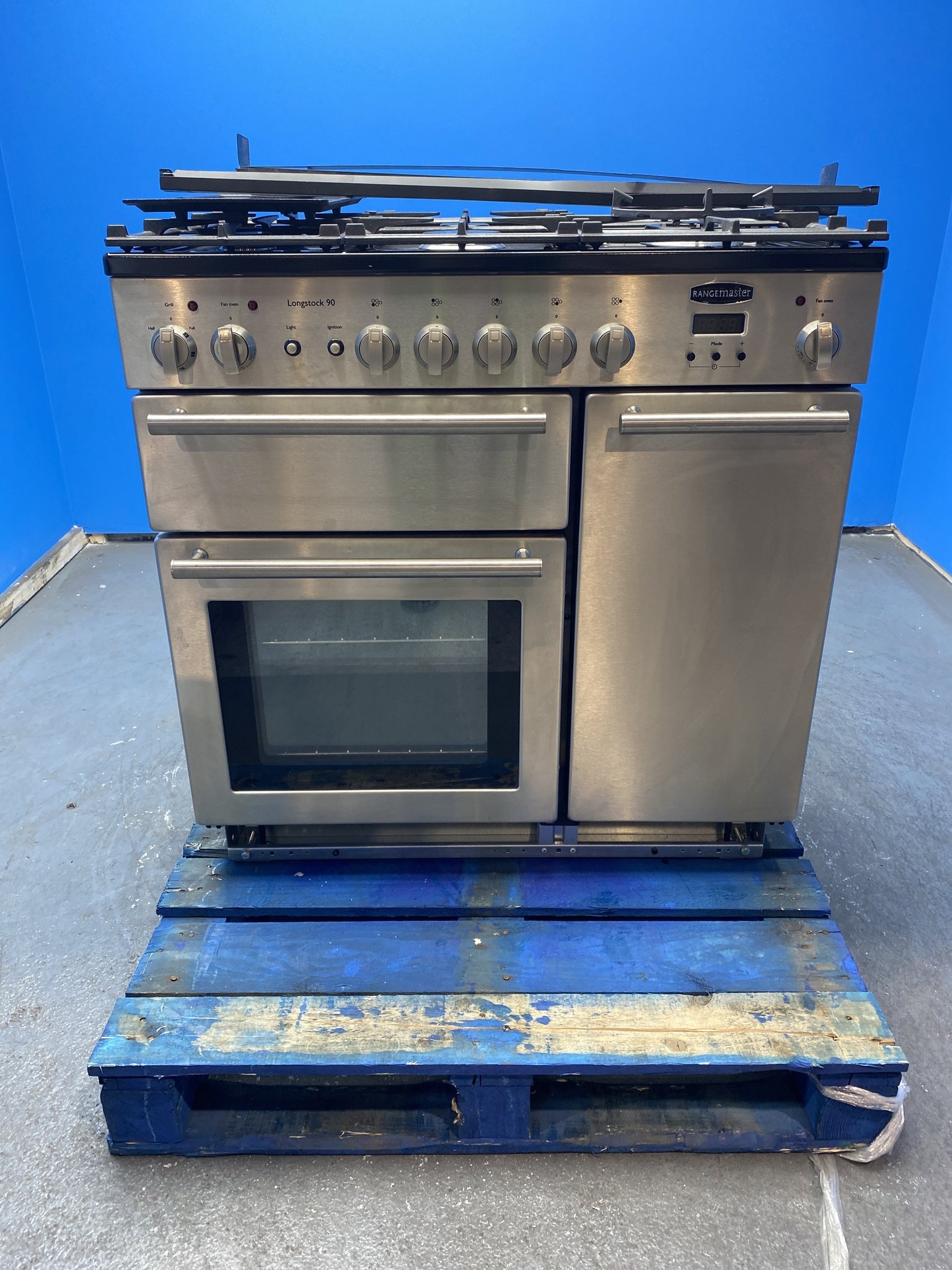 Rangemaster Longstock Deluxe 90cm Dual Fuel Range Cooker