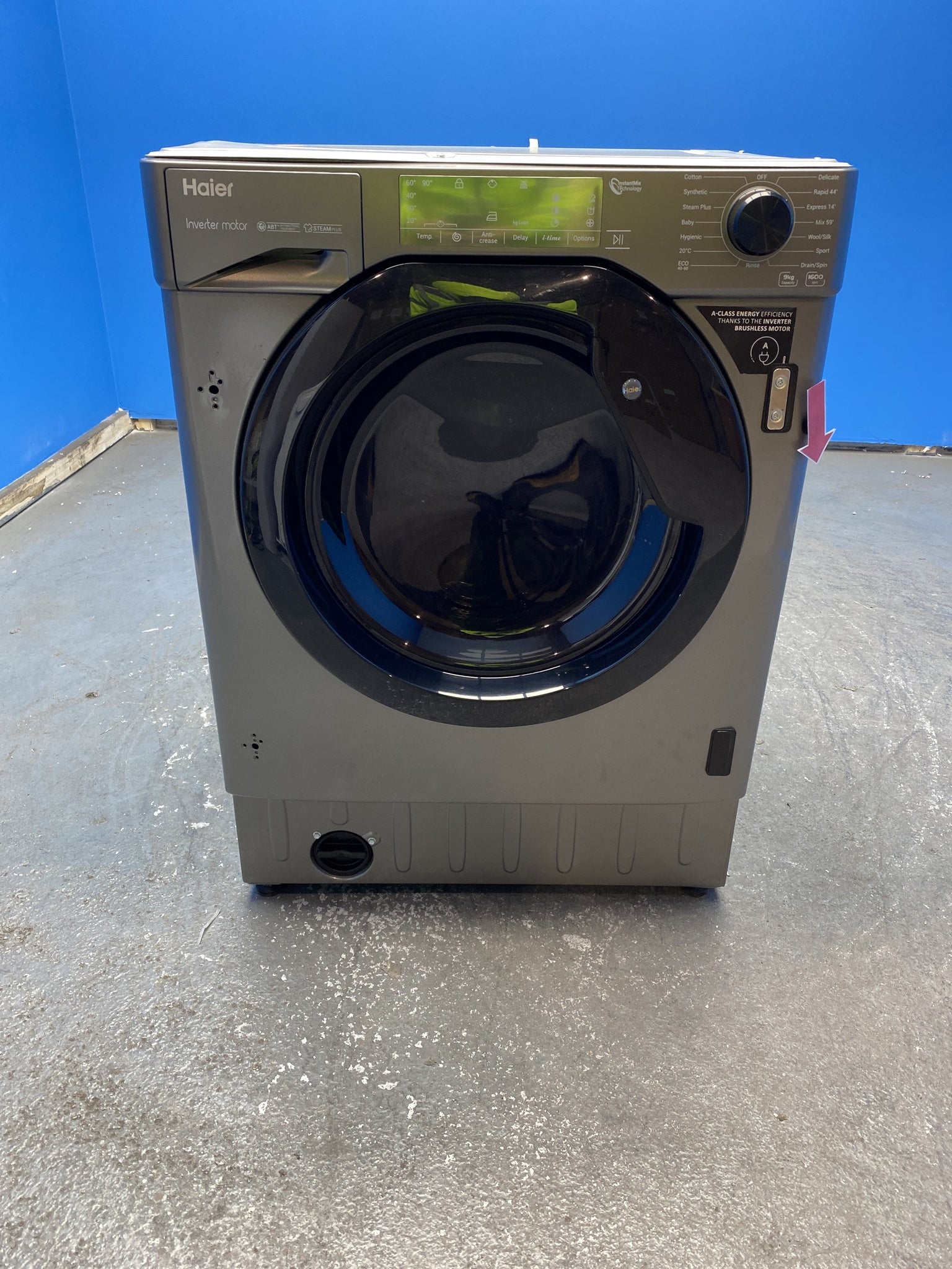 Haier HWQ90B416FWBR Series 4 Integrated 9kg 1600 Spin Washing Machine