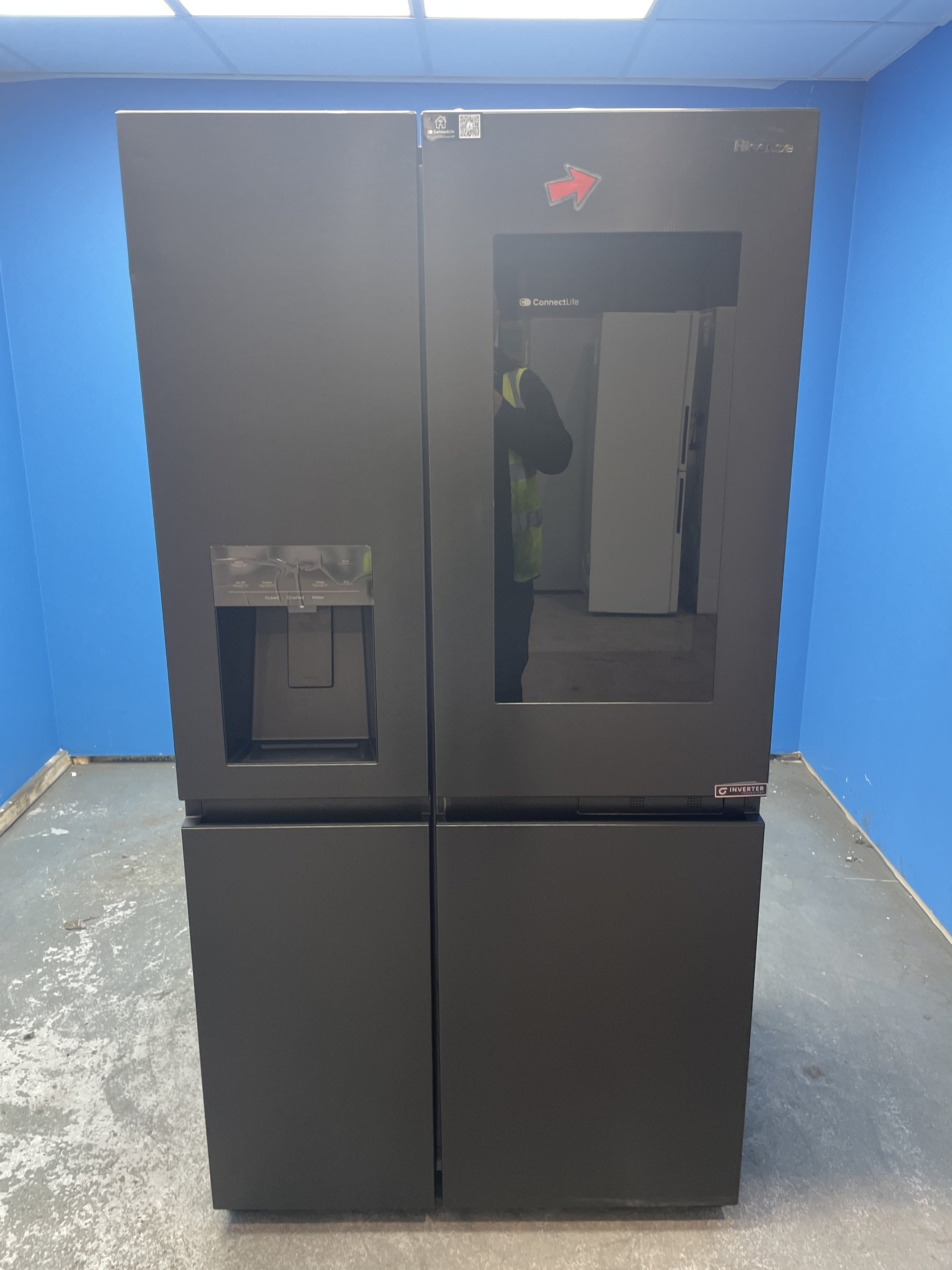 #GRC-143-638 - Hisense RS9P628GPFE 614L PureFlat Smart American Fridge Freezer
