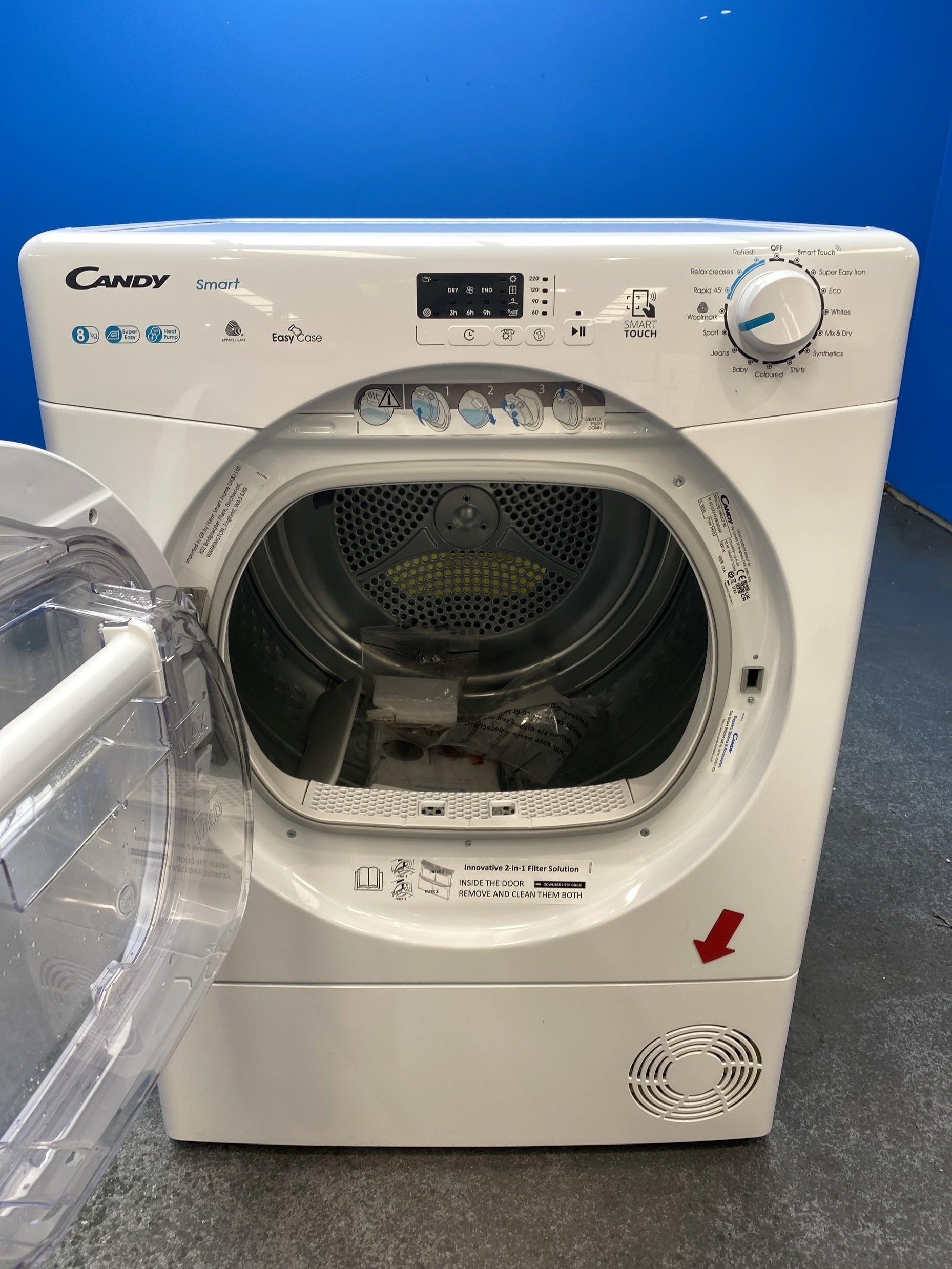 #GRC-160-253 - Candy CSE H8A2LE-80 Smart 8kg Heat Pump Tumble Dryer