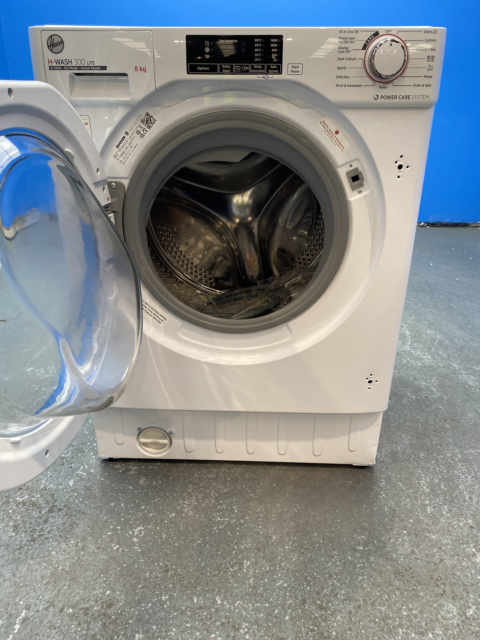 Hoover HBWS48D1ACE Built In 8kg 1400 Spin Washing Machine