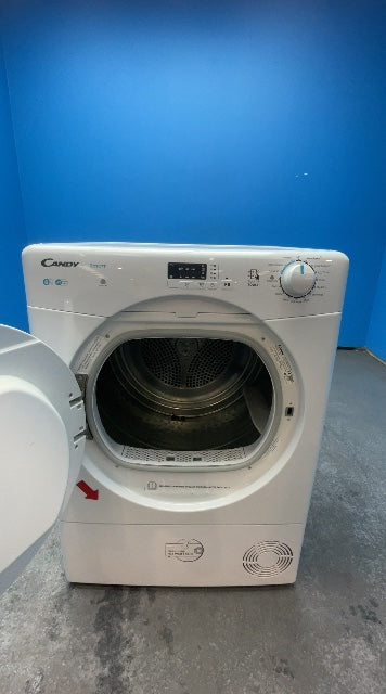 #GRC-162-990 - Candy Smart 8kg Condenser Tumble Dryer – Sensor Drying, White, B Energy Rating