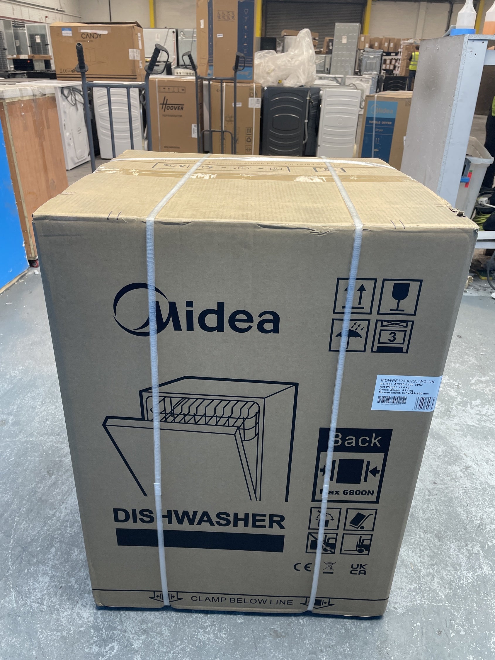 #GRC-158-856 - Midea MDWPF1233CS 12 Place Setting Dishwasher