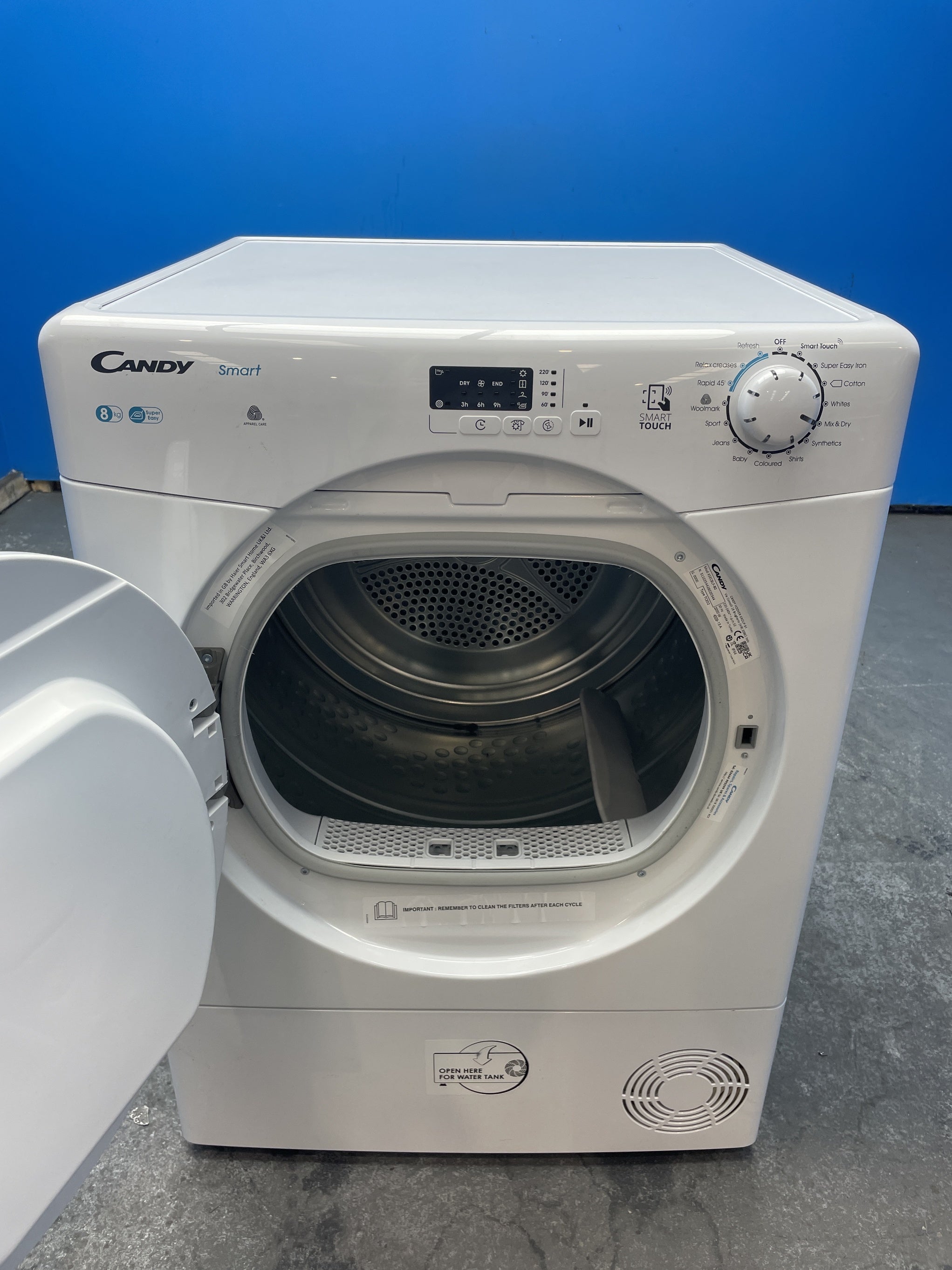 #GRC-162-528 - Candy KSEC8LF 8kg Smart Condenser Tumble Dryer