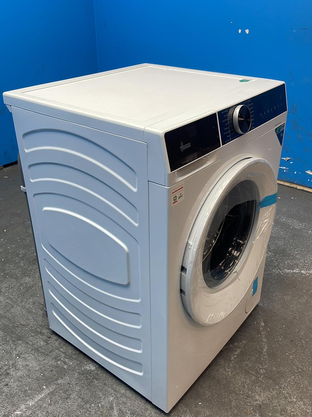 #GRC-163-781 - Hoover 9kg 1400rpm Washing Machine – Steam Cycle & ProActive Wash, White