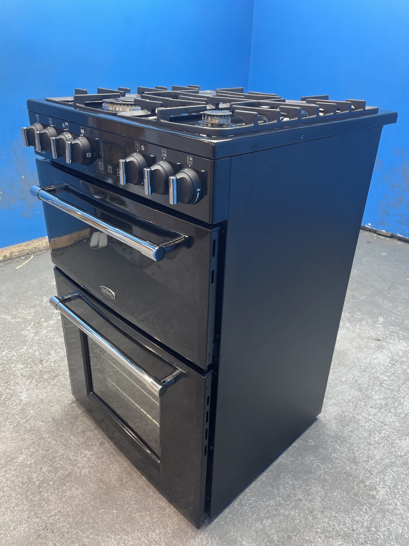 #GRC-159-418 - Belling Farmhouse 60cm Dual Fuel Cooker with Double Oven