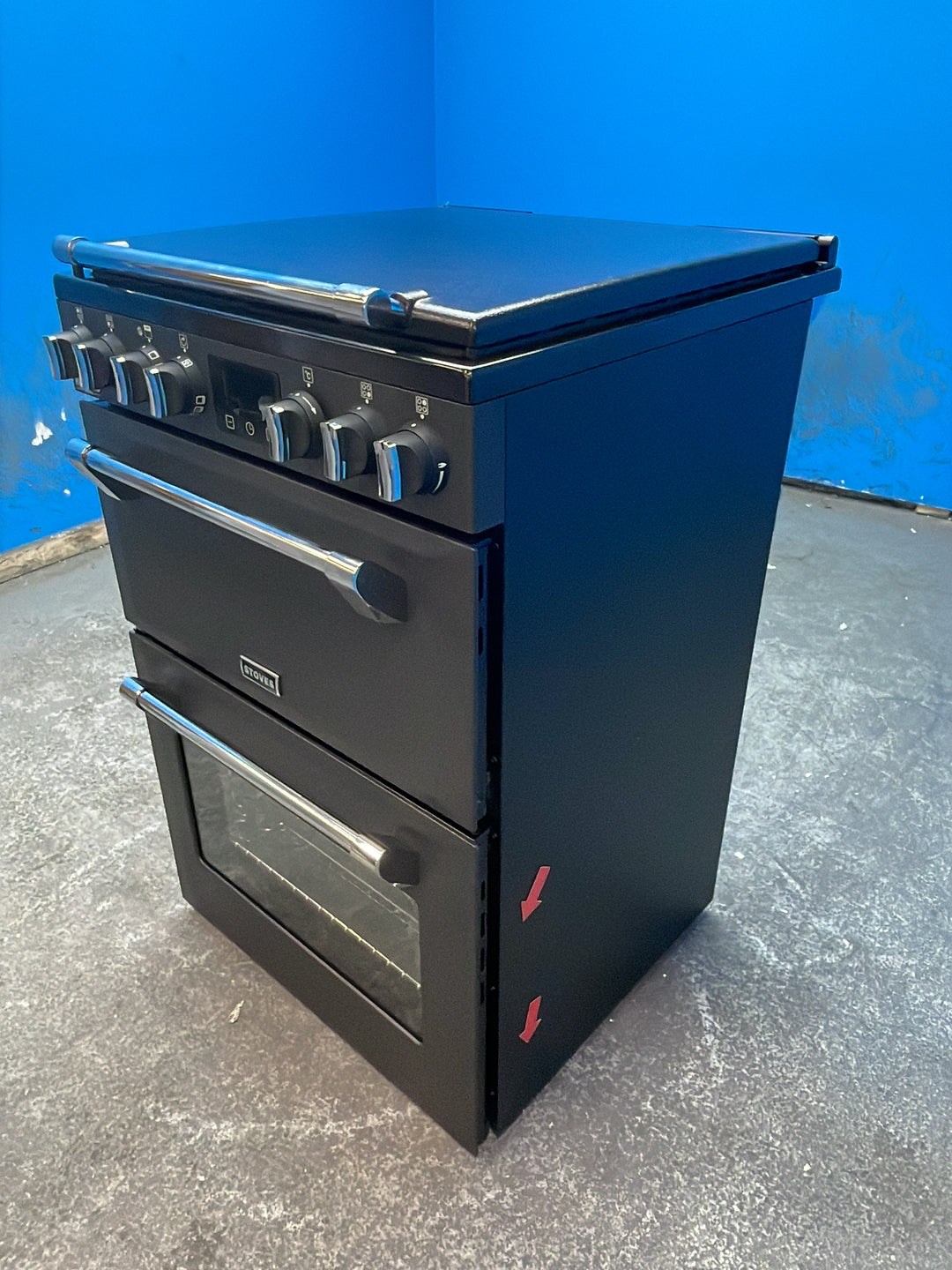 #GRC-164-442 - Stoves Richmond Deluxe 60cm Dual Fuel Cooker – PowerWok, AirFry, Anthracite