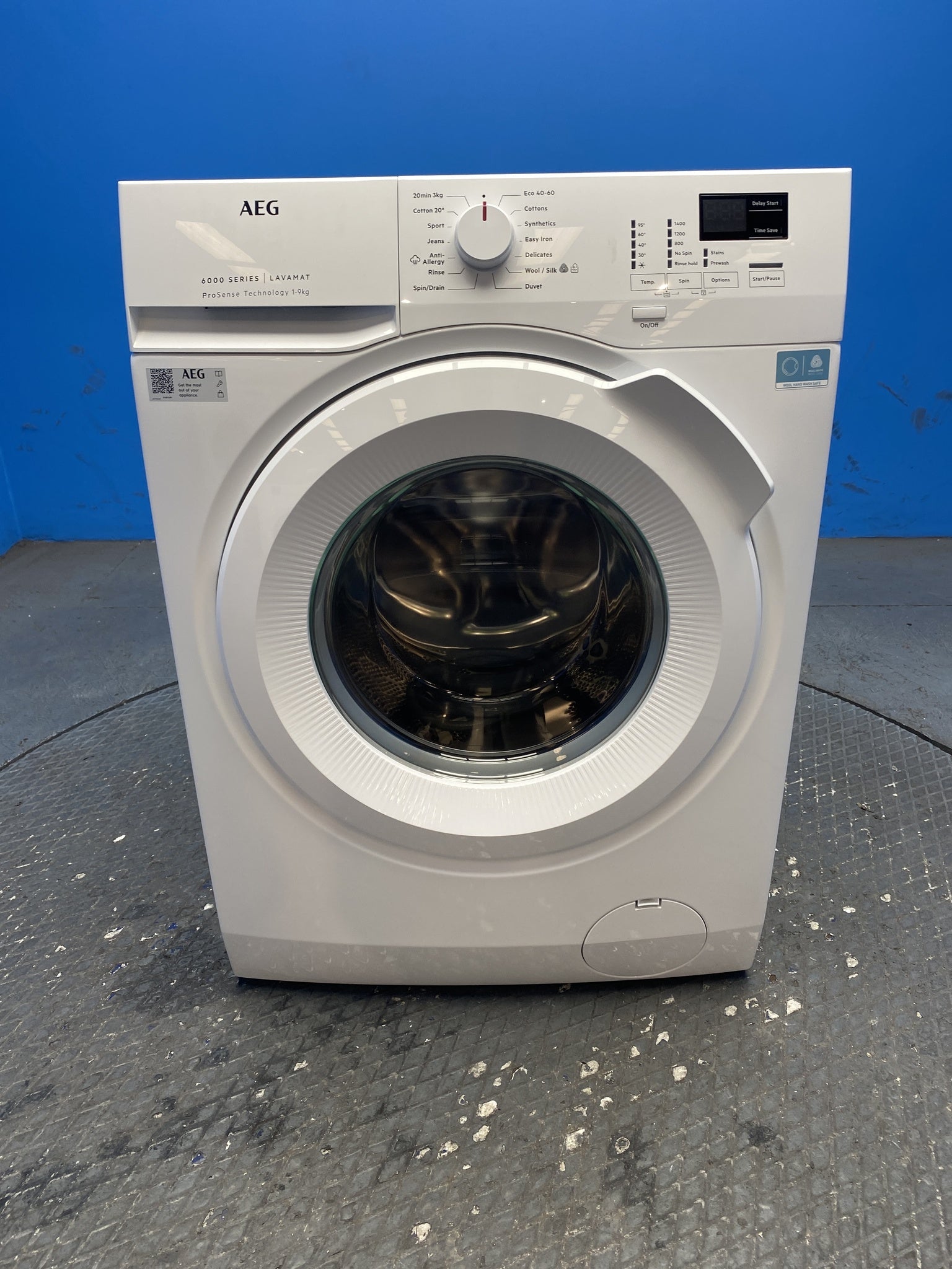 AEG 9kg 1400 Spin Washing Machine with ProSense