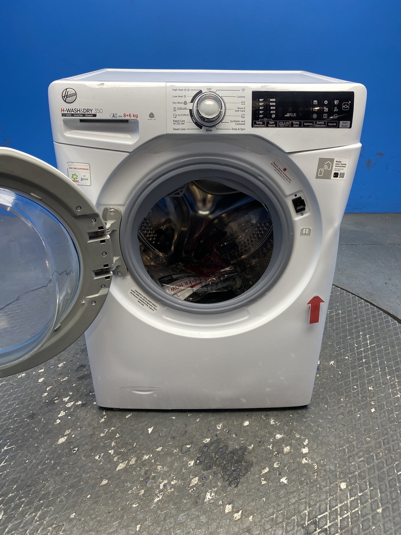 Hoover H3WPS486TAM6 8kg 1400 Spin Washing Machine