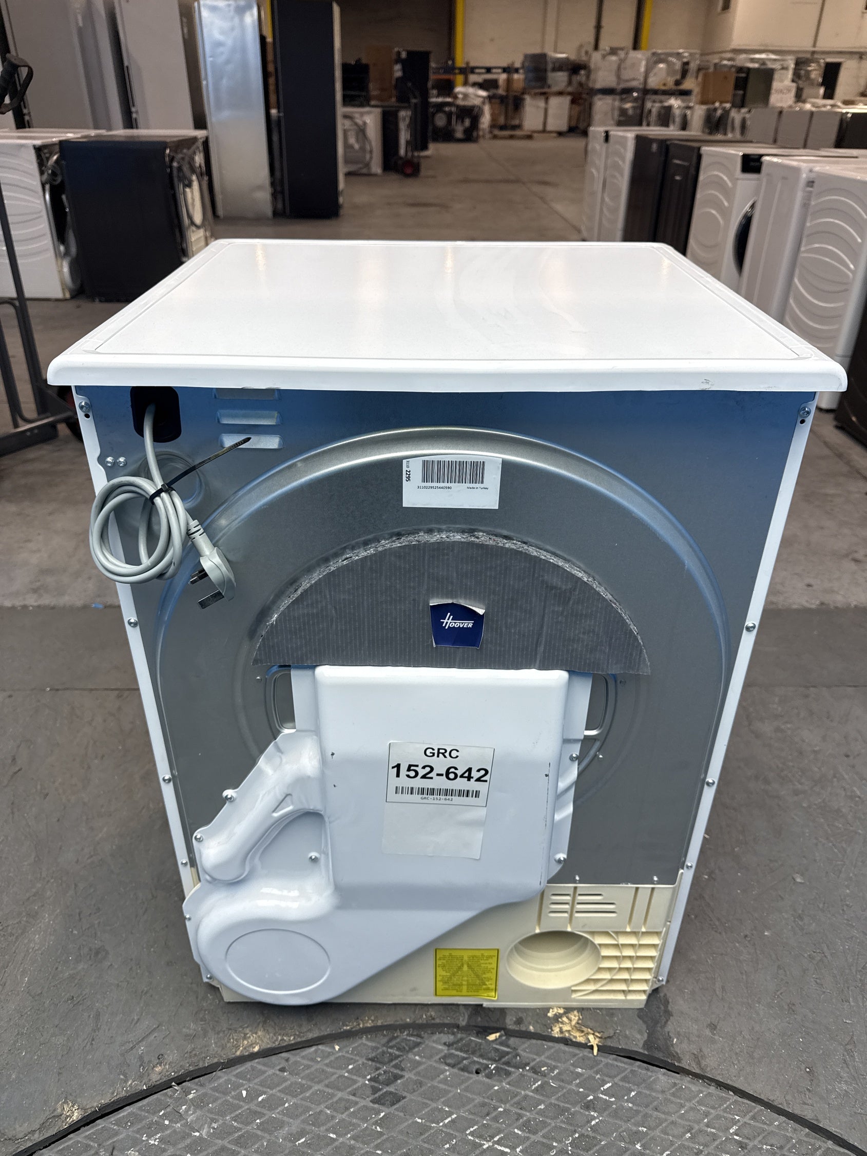 #GRC-152-642 - Hoover HLE V10DG-80 10kg Vented Tumble Dryer