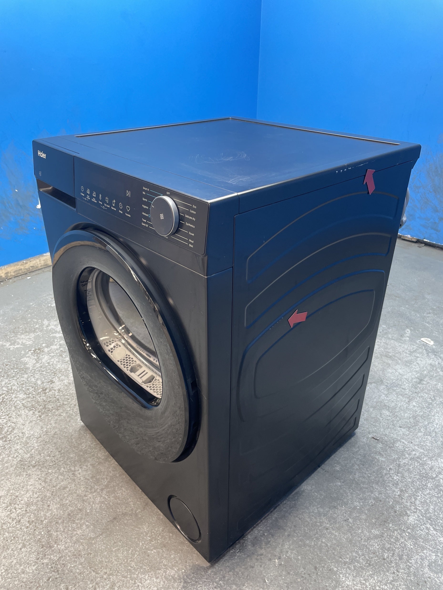 #GRC-160-222 - Haier HD90-D357BU1-UK X Series 5 9kg Heat Pump Tumble Dryer