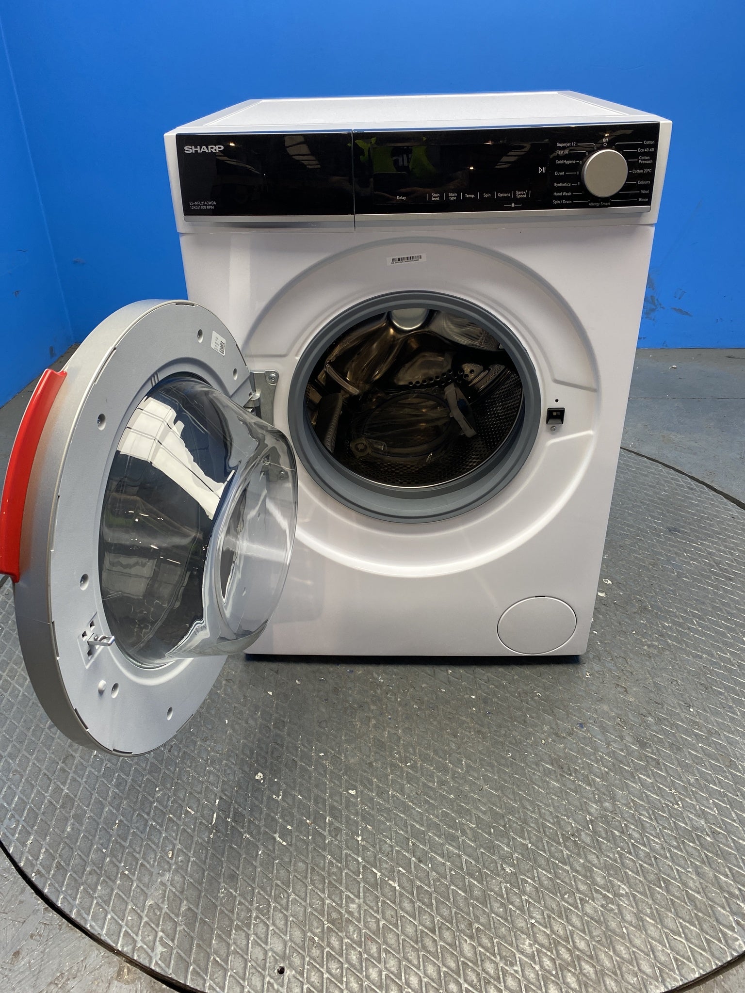 Sharp ES-NFL214CWDA-EN 12kg 1400 Spin Washing Machine - White