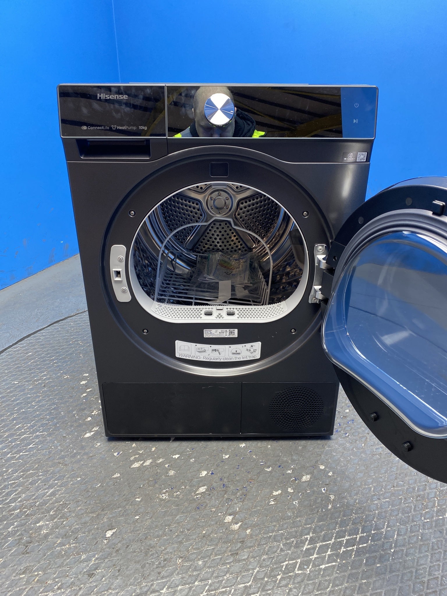 Hisense DH7S107BB 7S Series 10kg Heat Pump Tumble Dryer