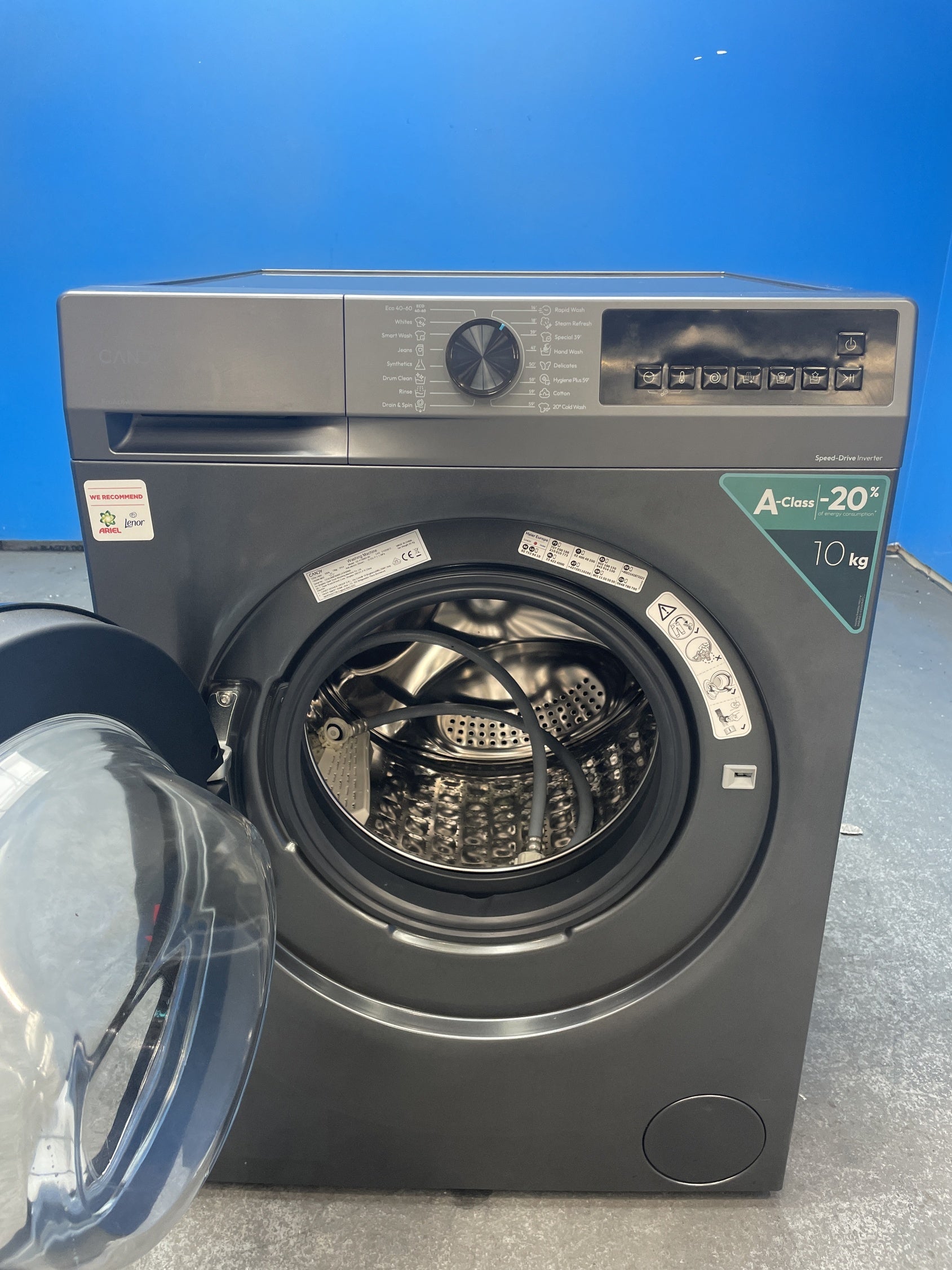 #GRC-160-186 - Candy Quick Pro GD 410B8G-80 10kg 1400 Spin Washing Machine