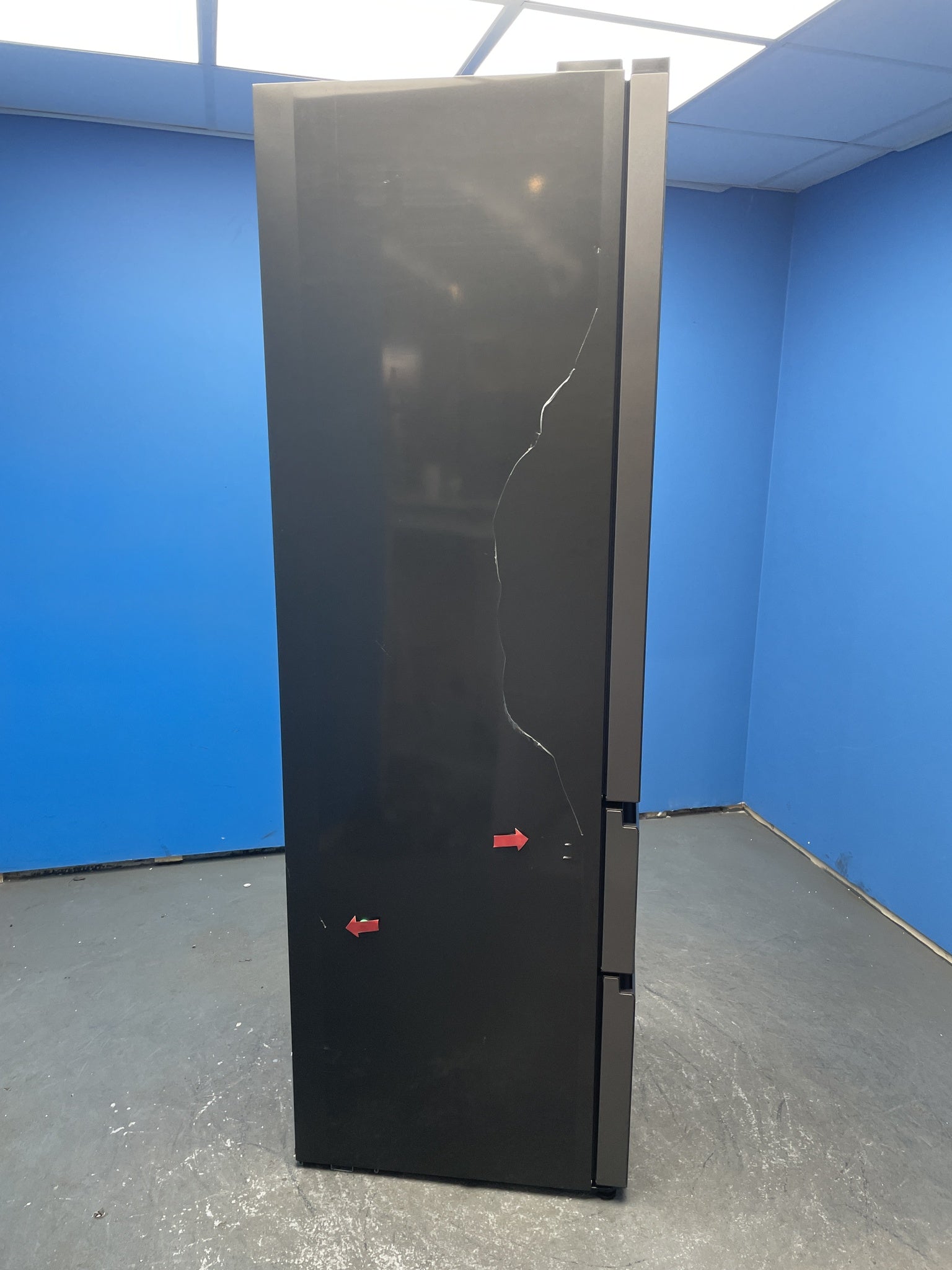 Haier 205cm No Frost Fridge Freezer – Obsidian Black