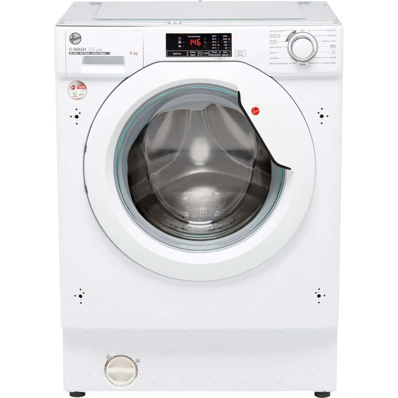 Hoover HBWS48D1W4 Integrated 8kg 1400 Spin Washing Machine - Renew 2 U